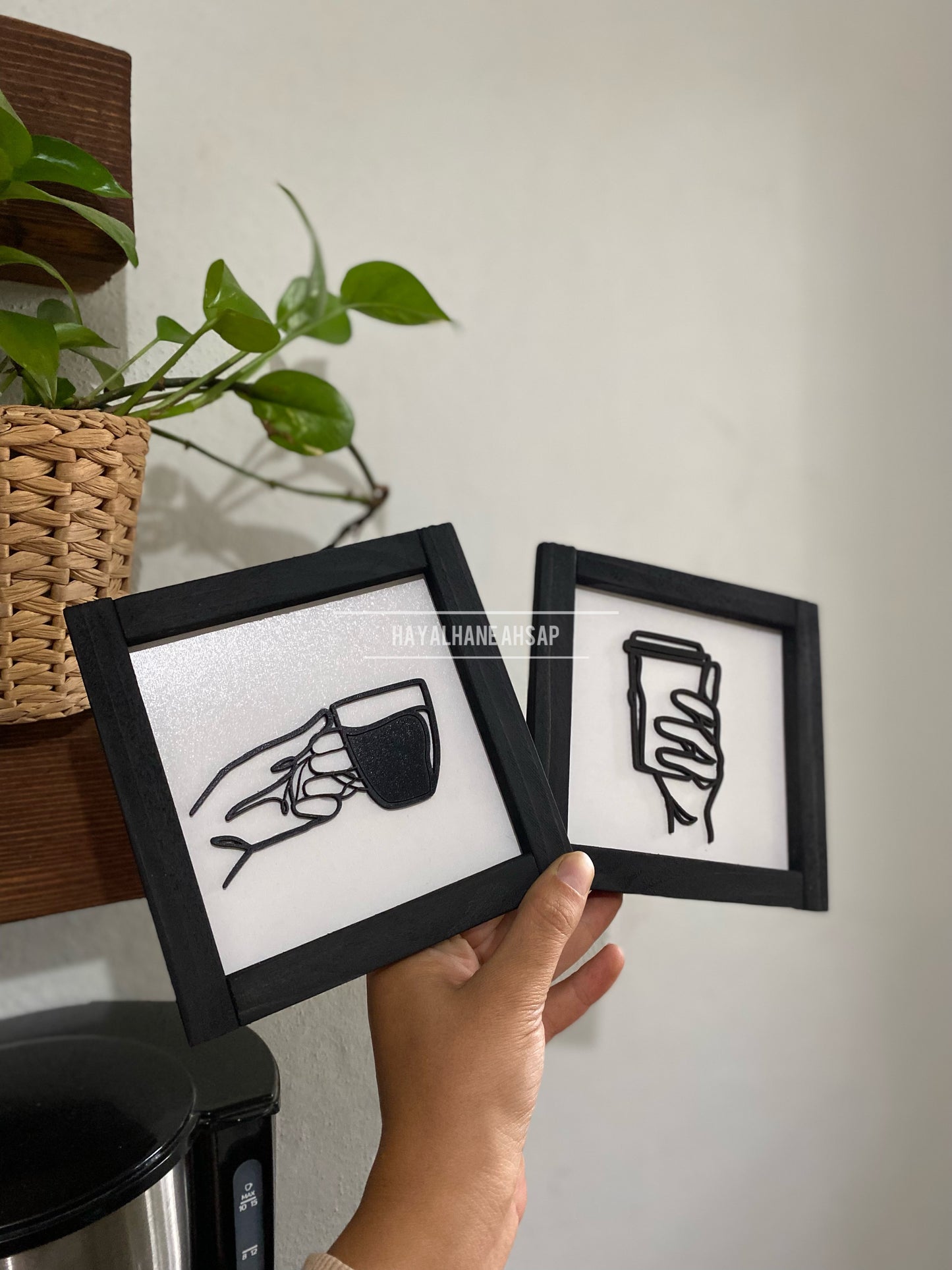 Kahve Köşesi Tablo Mini Set