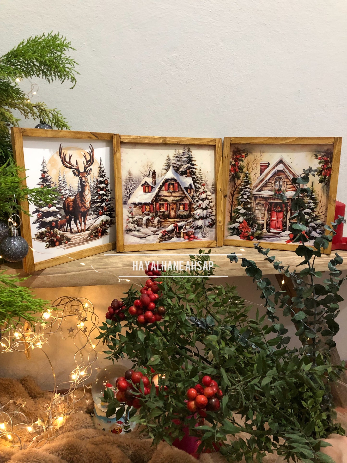 Kış Temalı Tablo Seti