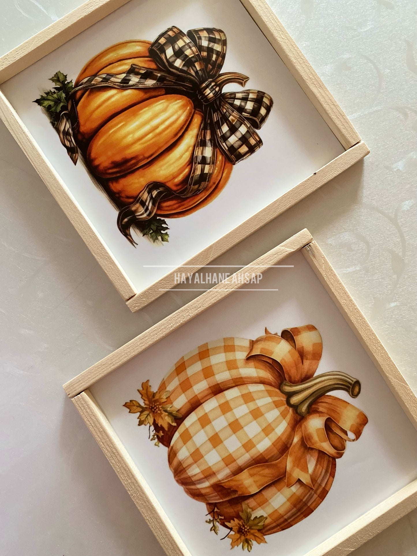 Sonbahar Kabak Tablo Seti