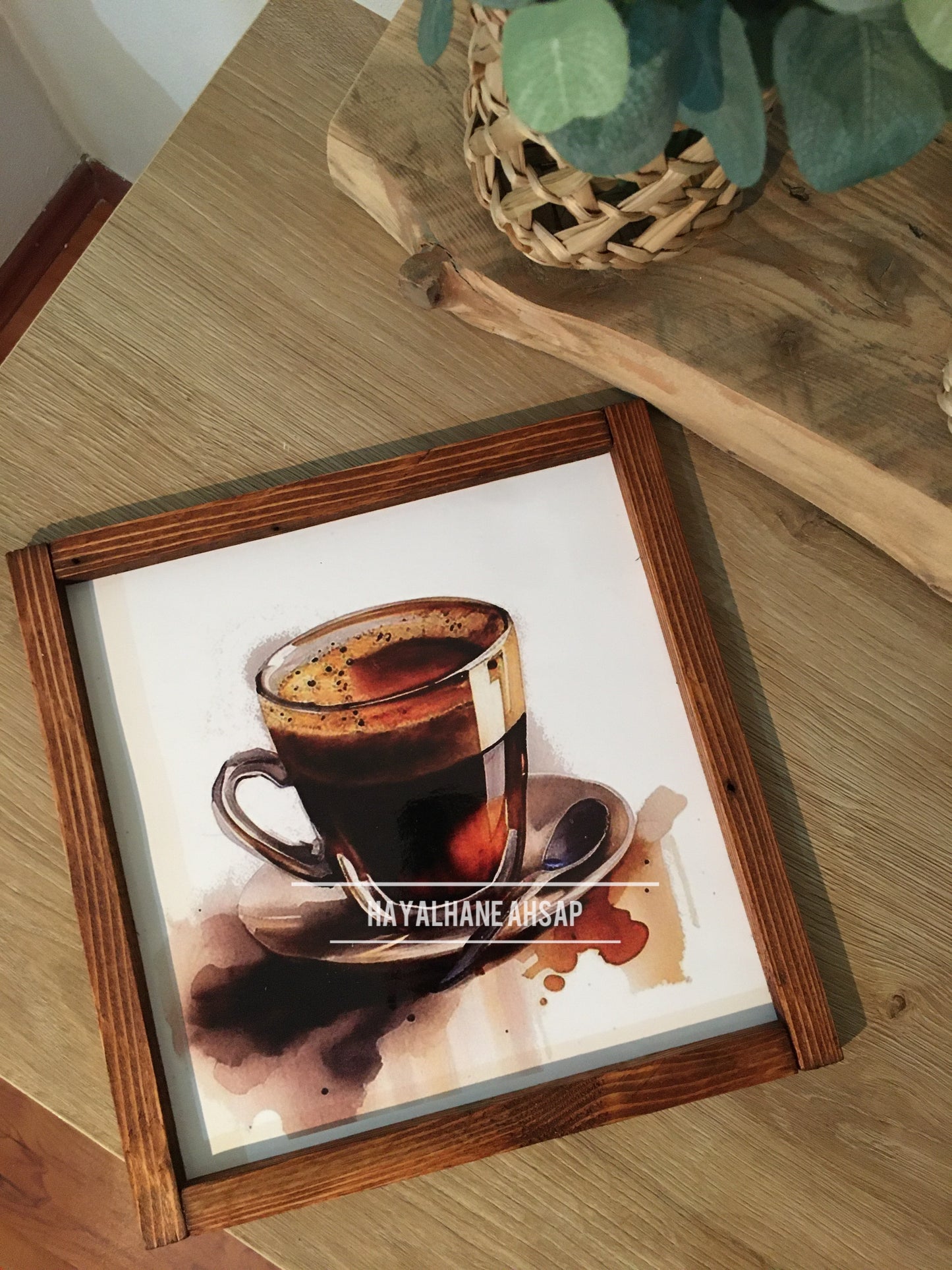 Kahve Temalı Tablo / Kahve Köşesi Tablo