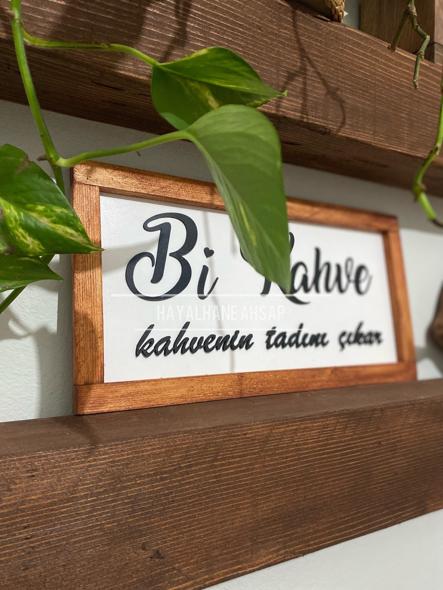 Kahve Köşesi Bi Kahve Tablo / Kahve Köşesi Tablo