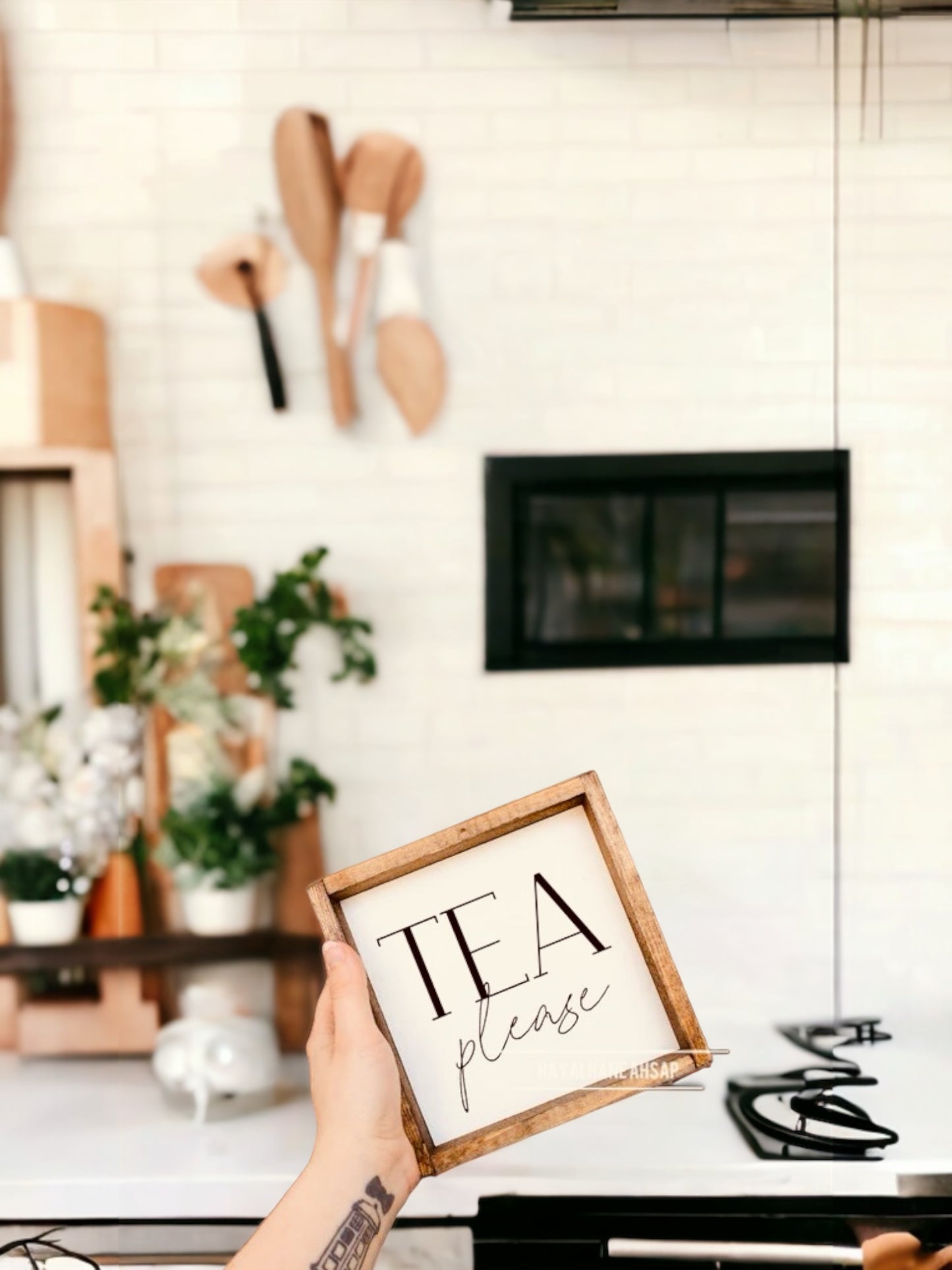 Tea Please Tablo / Kahve Köşesi Tablo / Tea Tablo / Mutfak Tablo