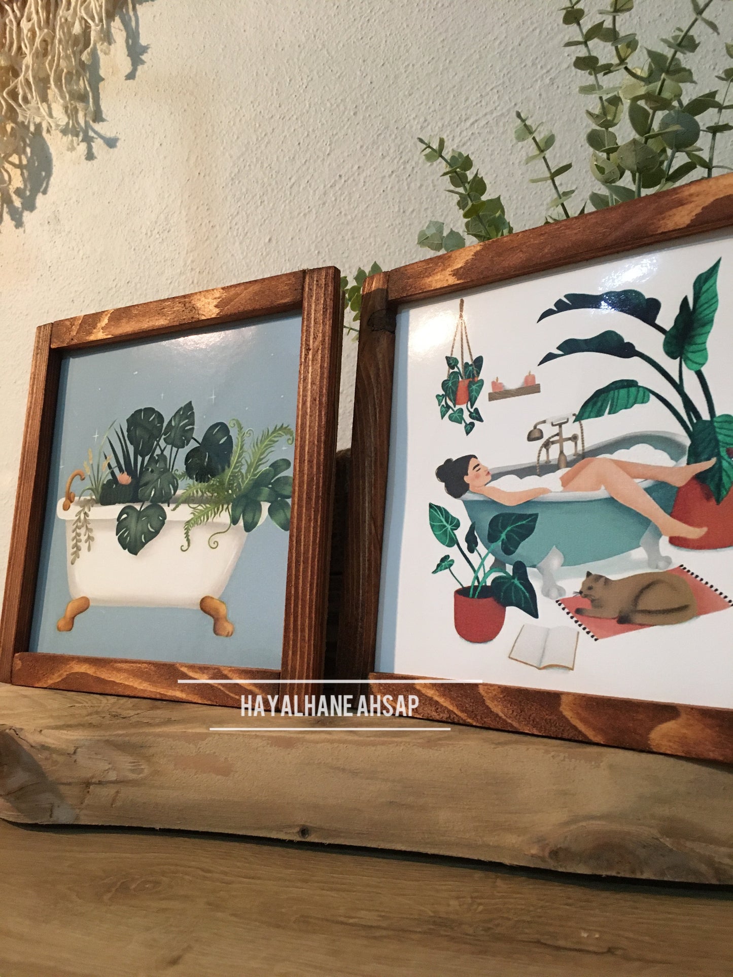 Banyo Dekor / Banyo Tablo Seti