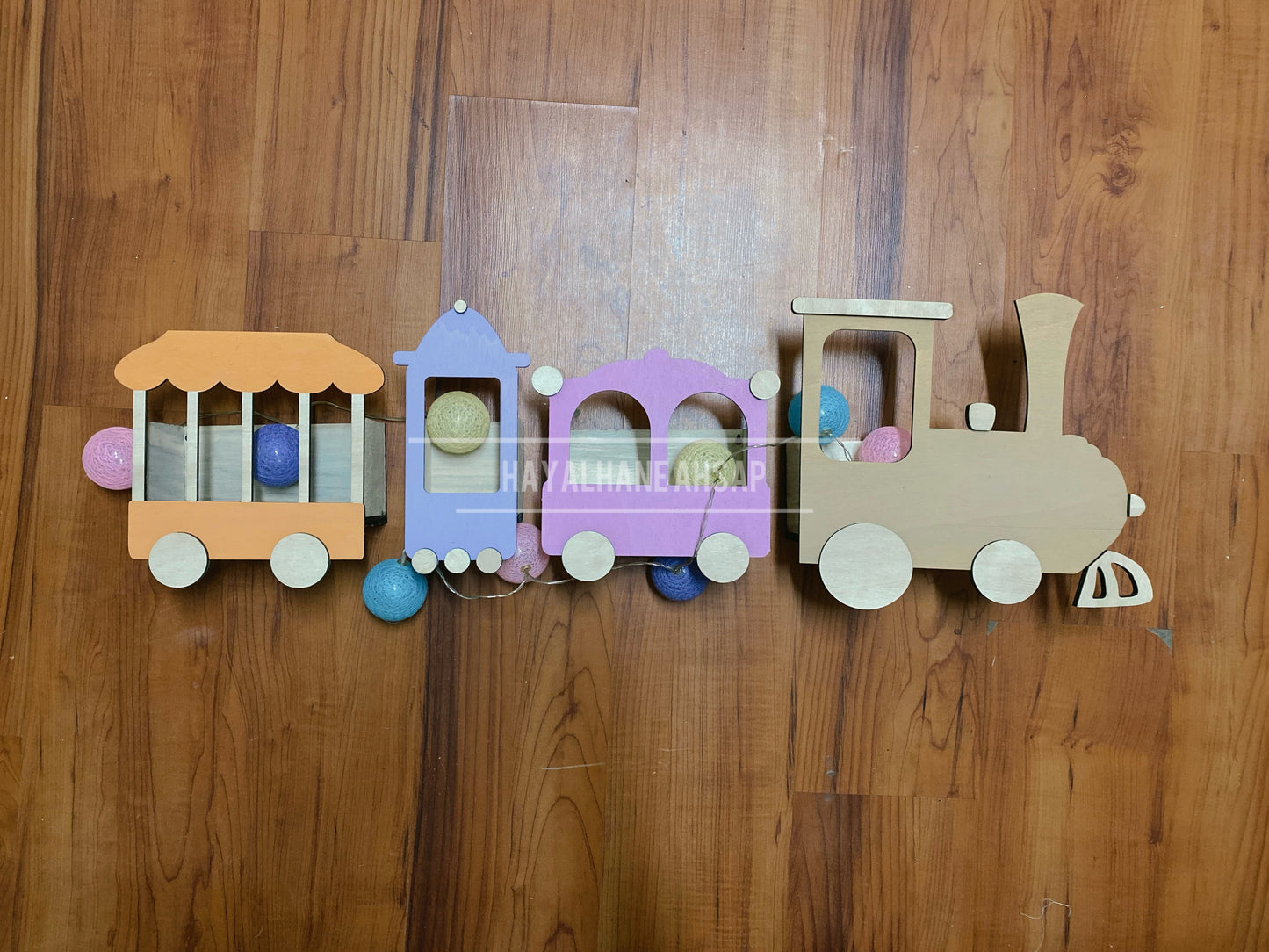 Tren Kitaplık / Ahşap Tren Kitaplık Raf