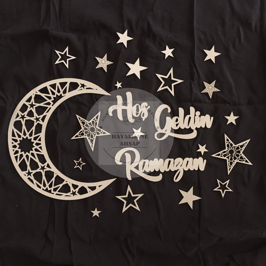 Hoş Geldin Ramazan / Ramazan Dekoru / Ramazan Duvar Süsü