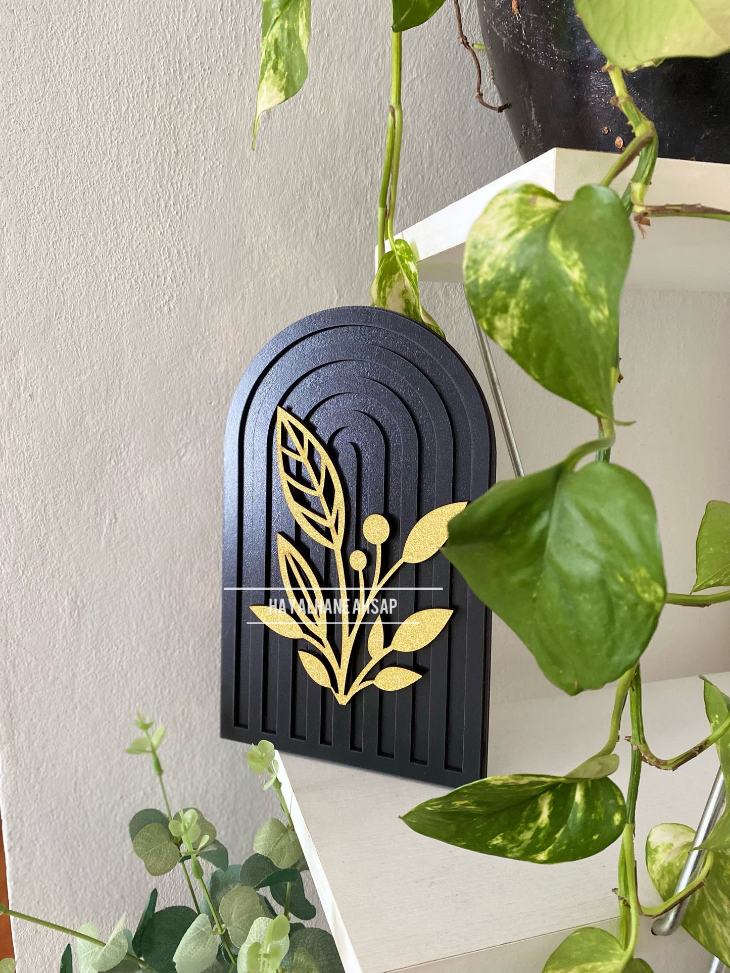 Flower Dekor / Gökkuşağı Ahşap Obje