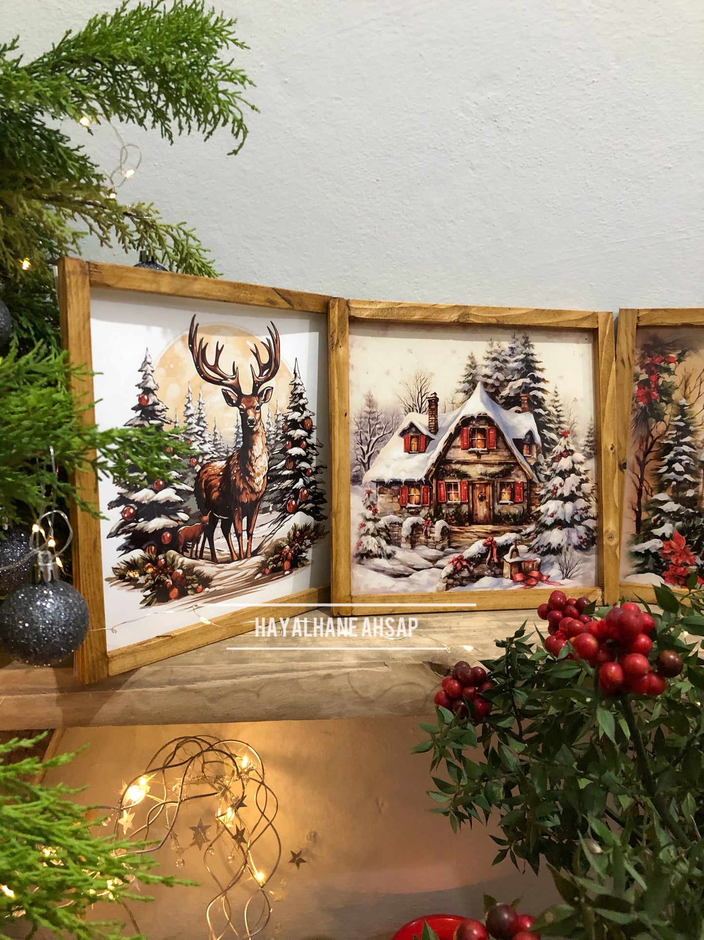 Kış Temalı Tablo Seti