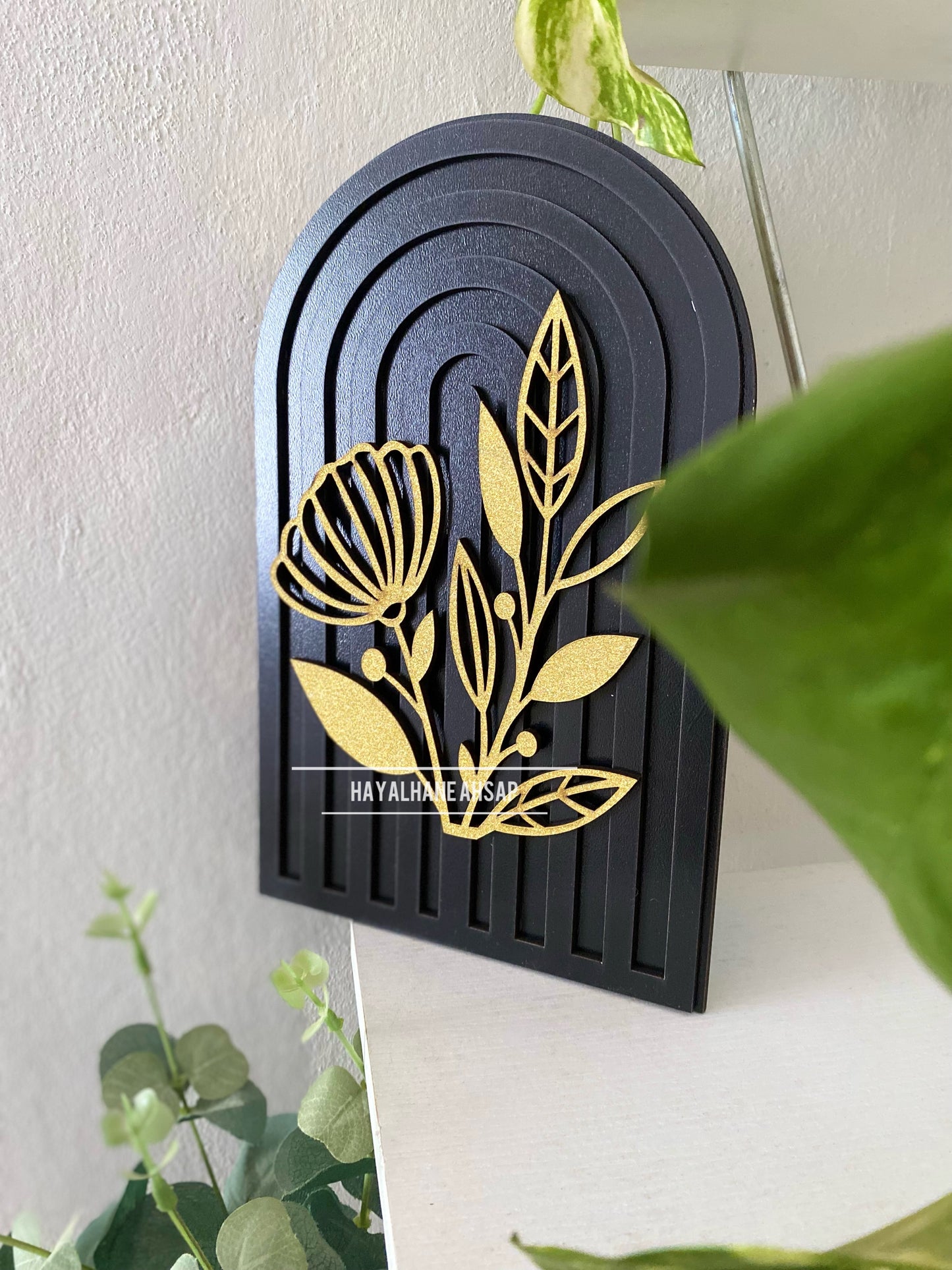 Flower Dekor / Gökkuşağı Ahşap Obje