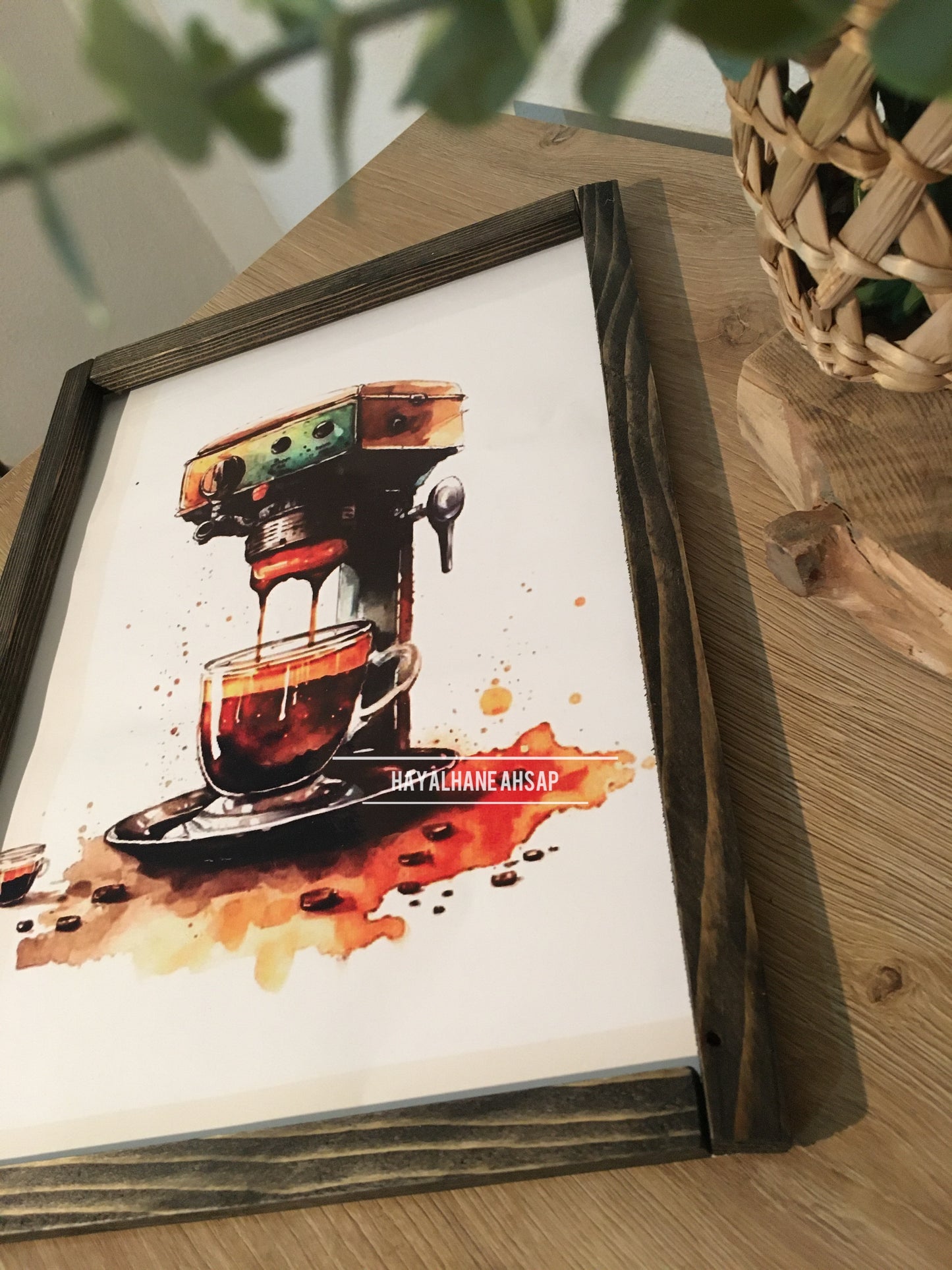 Kahve Köşesi Tablo / Kahve Temalı Tablo / Coffee Tablo