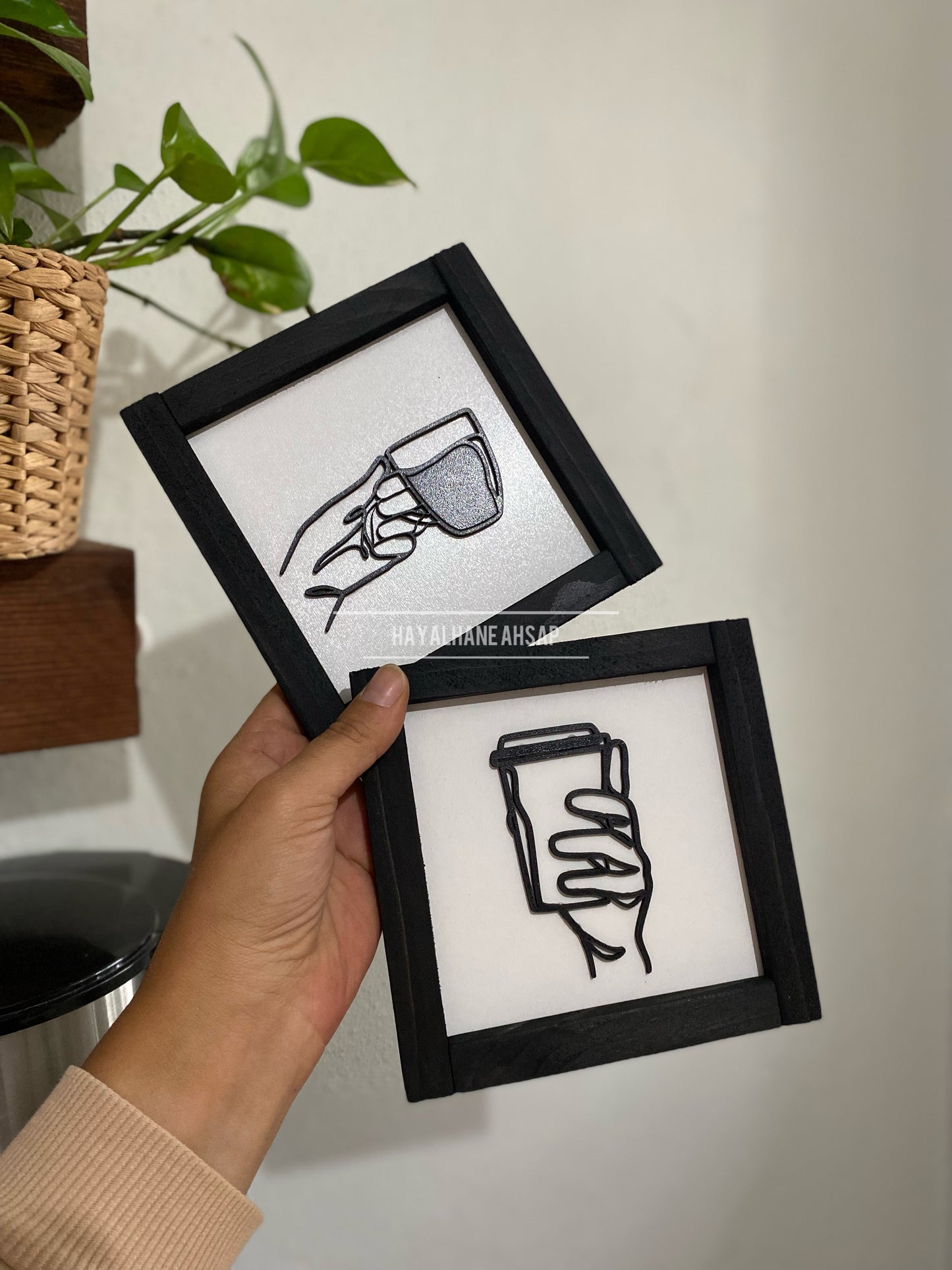 Kahve Köşesi Tablo Mini Set