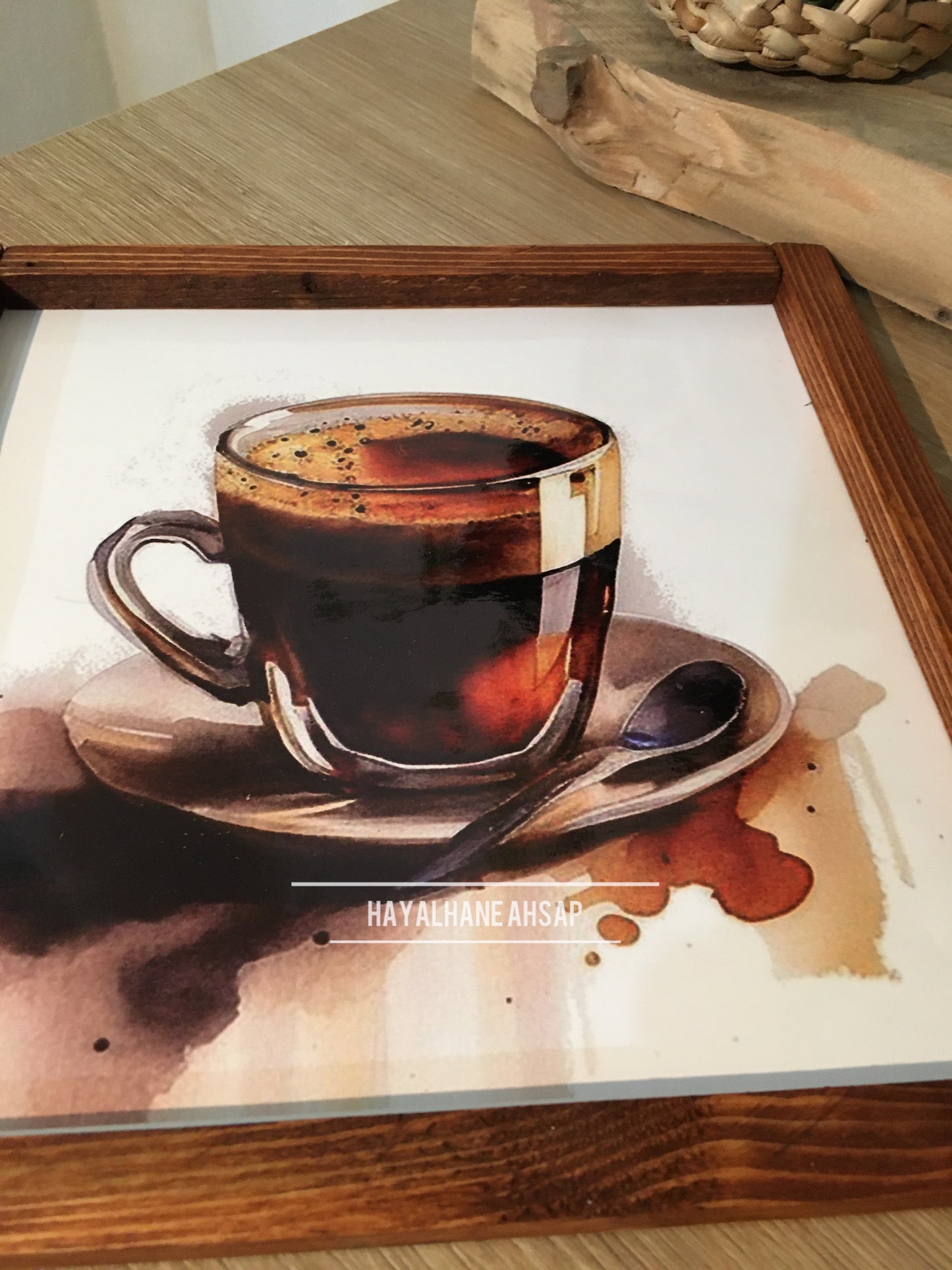 Kahve Temalı Tablo / Kahve Köşesi Tablo