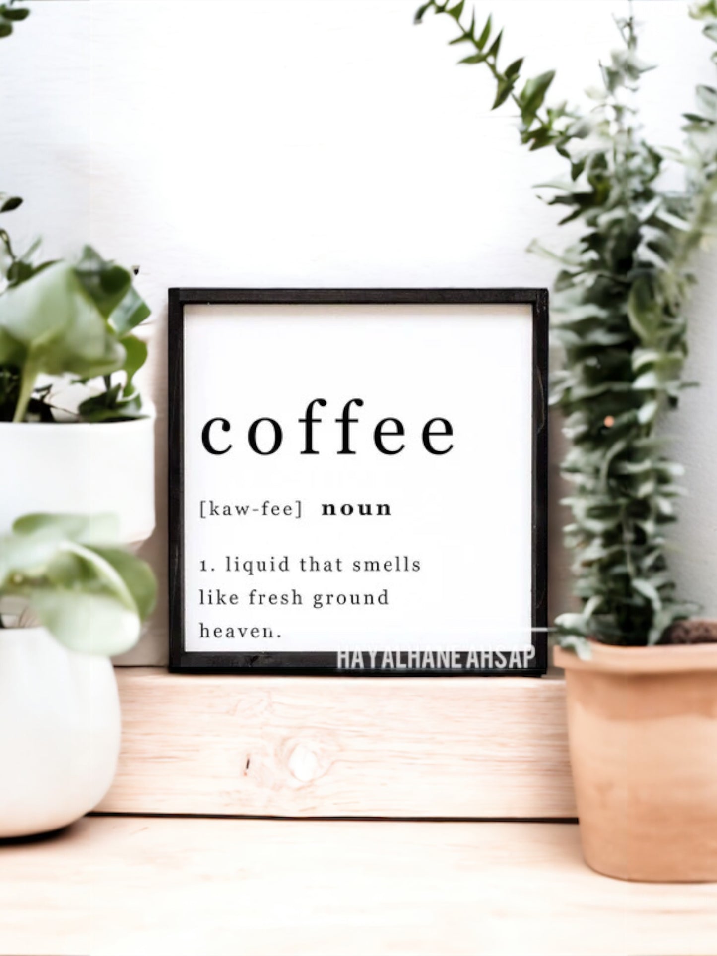 Kahve Tablo / Kahve Köşesi Tablo / Coffee Tablo / Mutfak Tablo