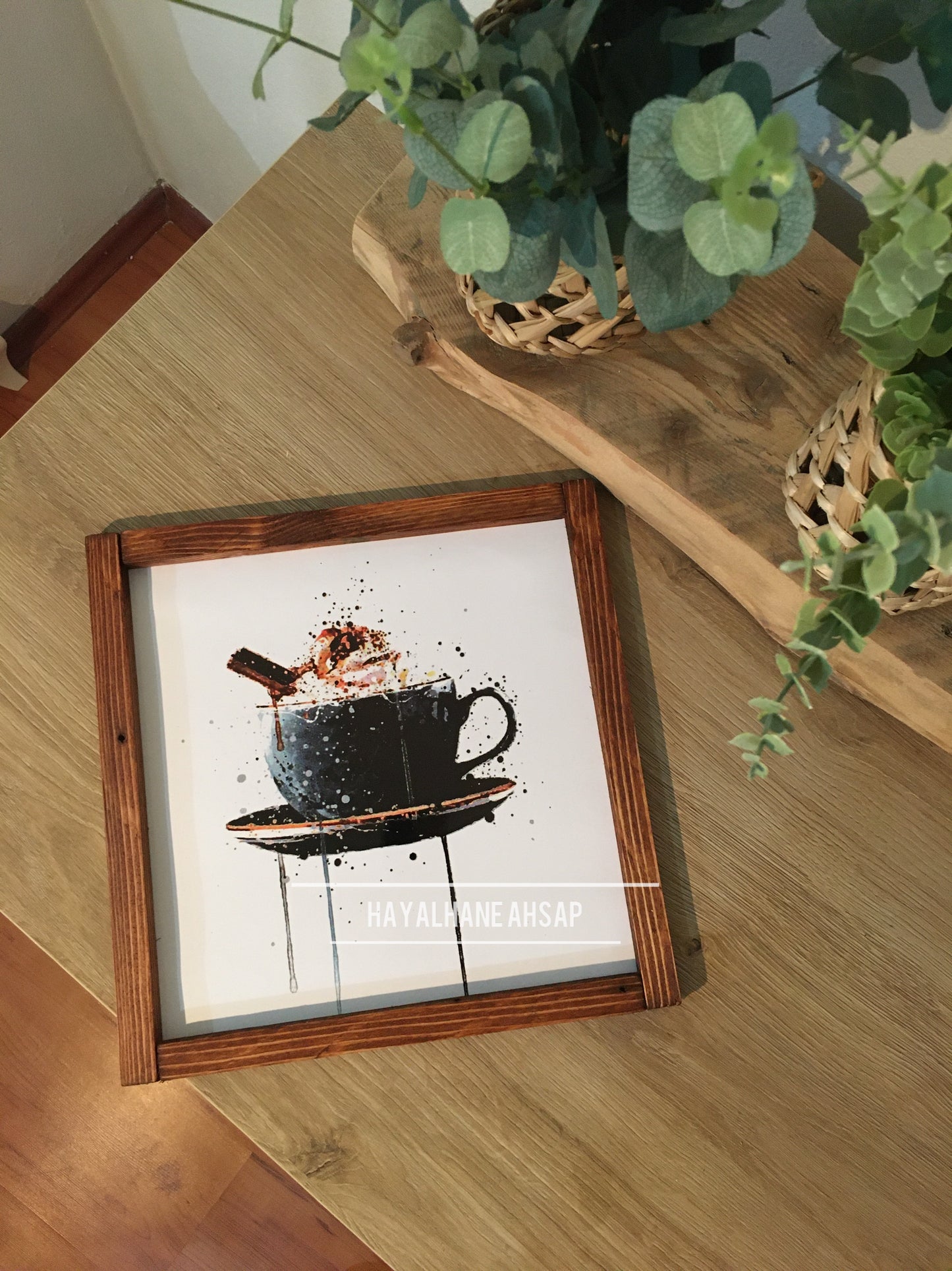 Kahve Temalı Tablo / Kahve Köşesi Tablo