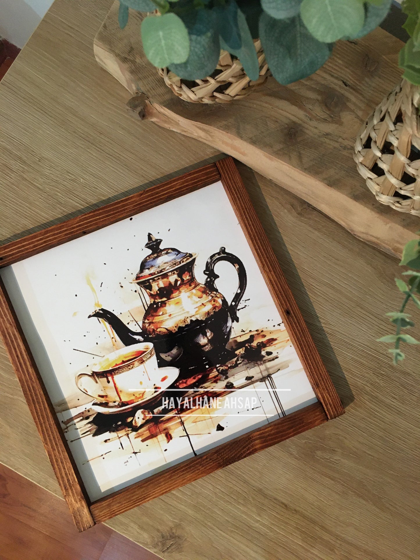 Kahve Temalı Tablo / Kahve Köşesi Tablo