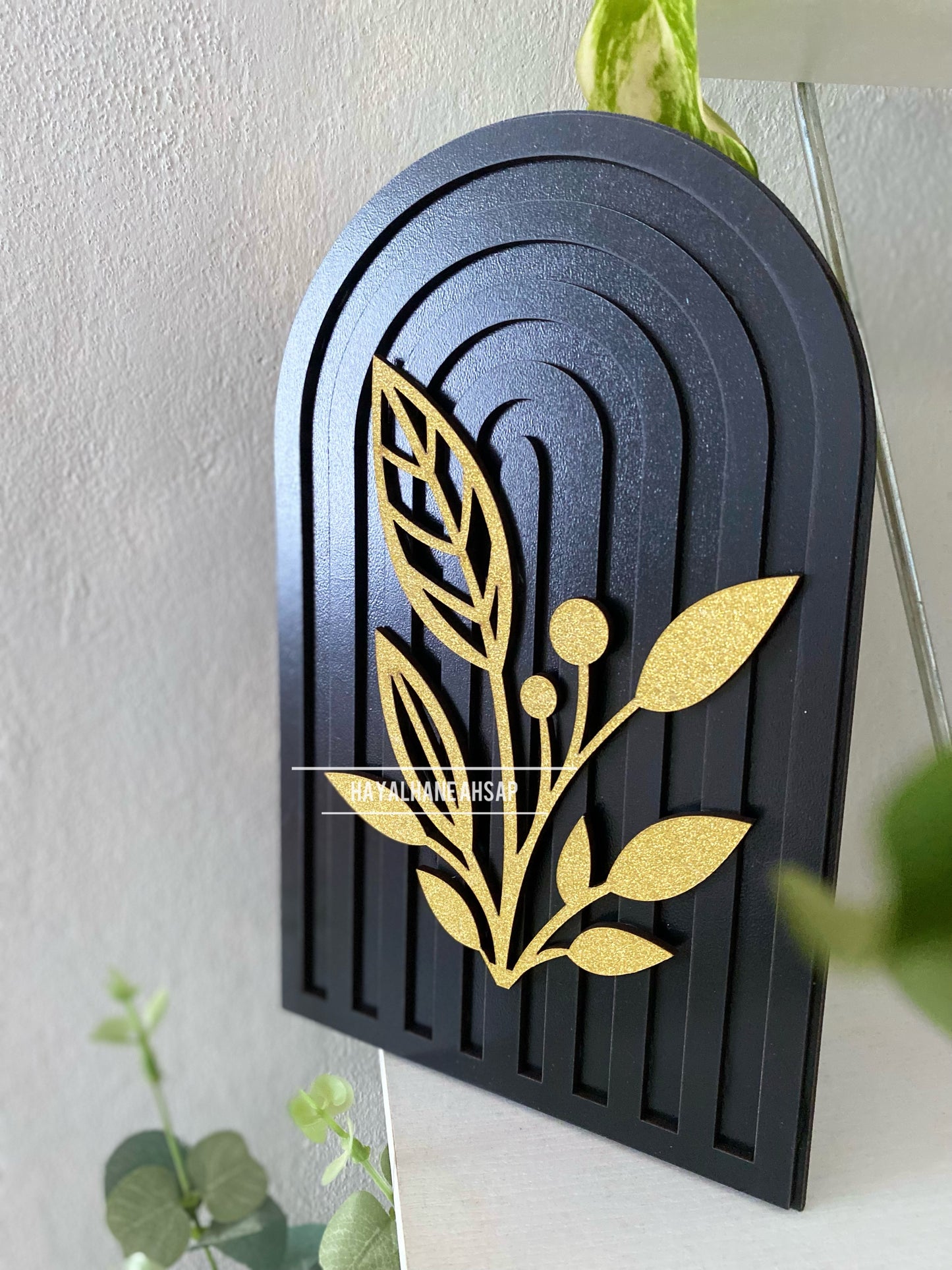 Flower Dekor / Gökkuşağı Ahşap Obje