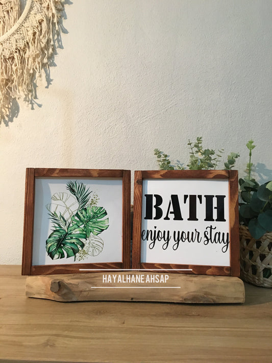 Banyo Dekor / Banyo Tablo Seti