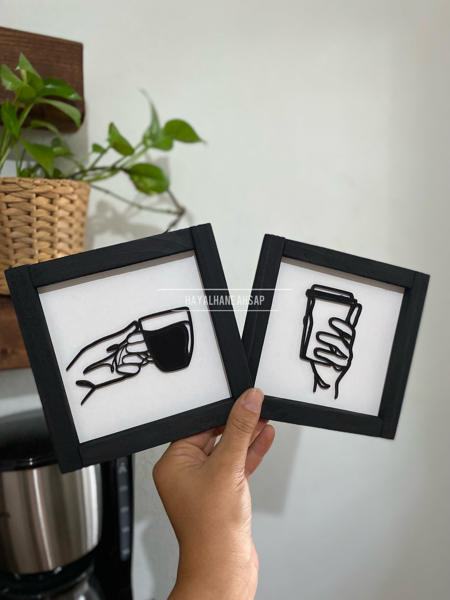 Kahve Köşesi Tablo Mini Set