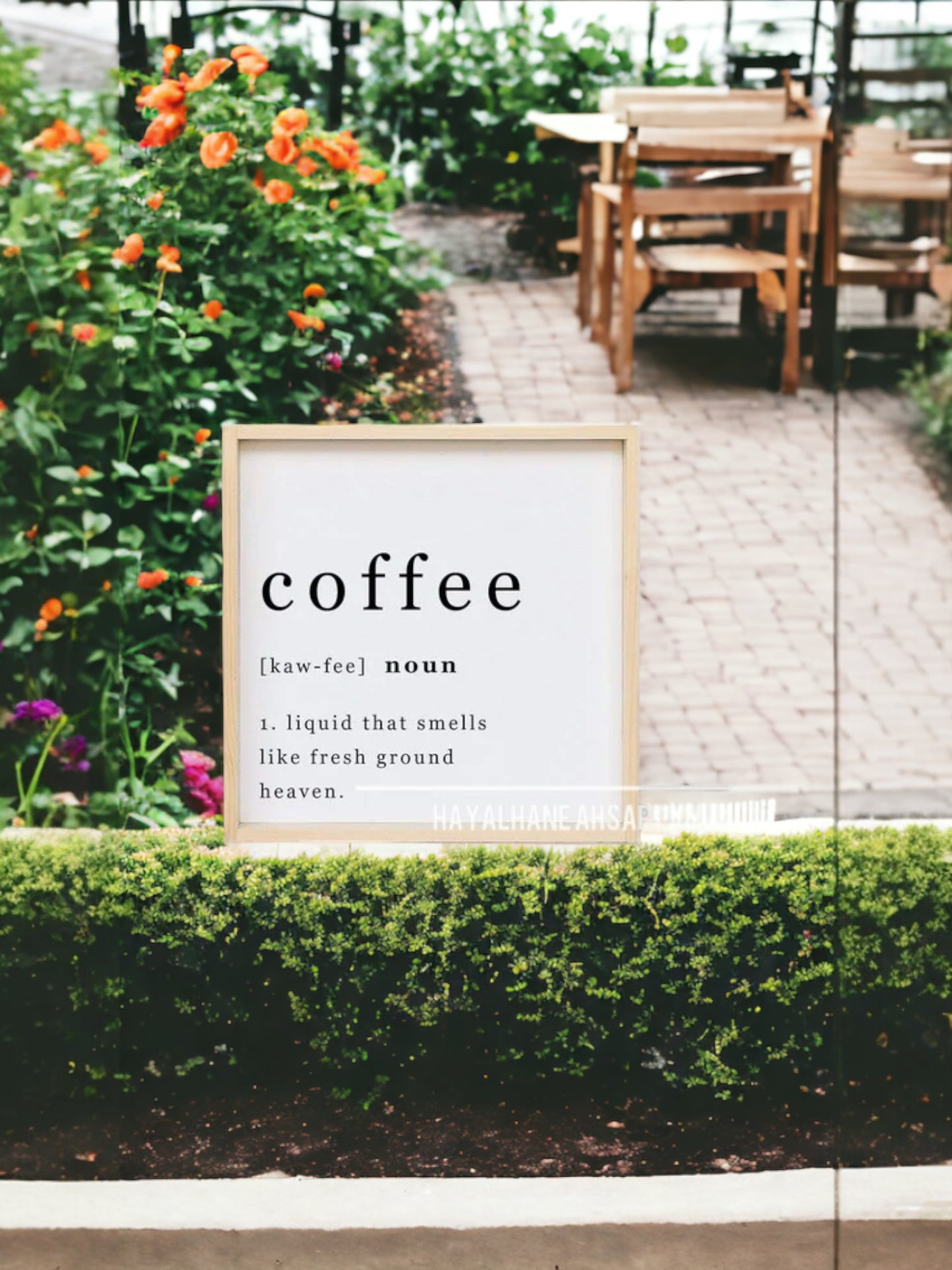 Kahve Tablo / Kahve Köşesi Tablo / Coffee Tablo / Mutfak Tablo