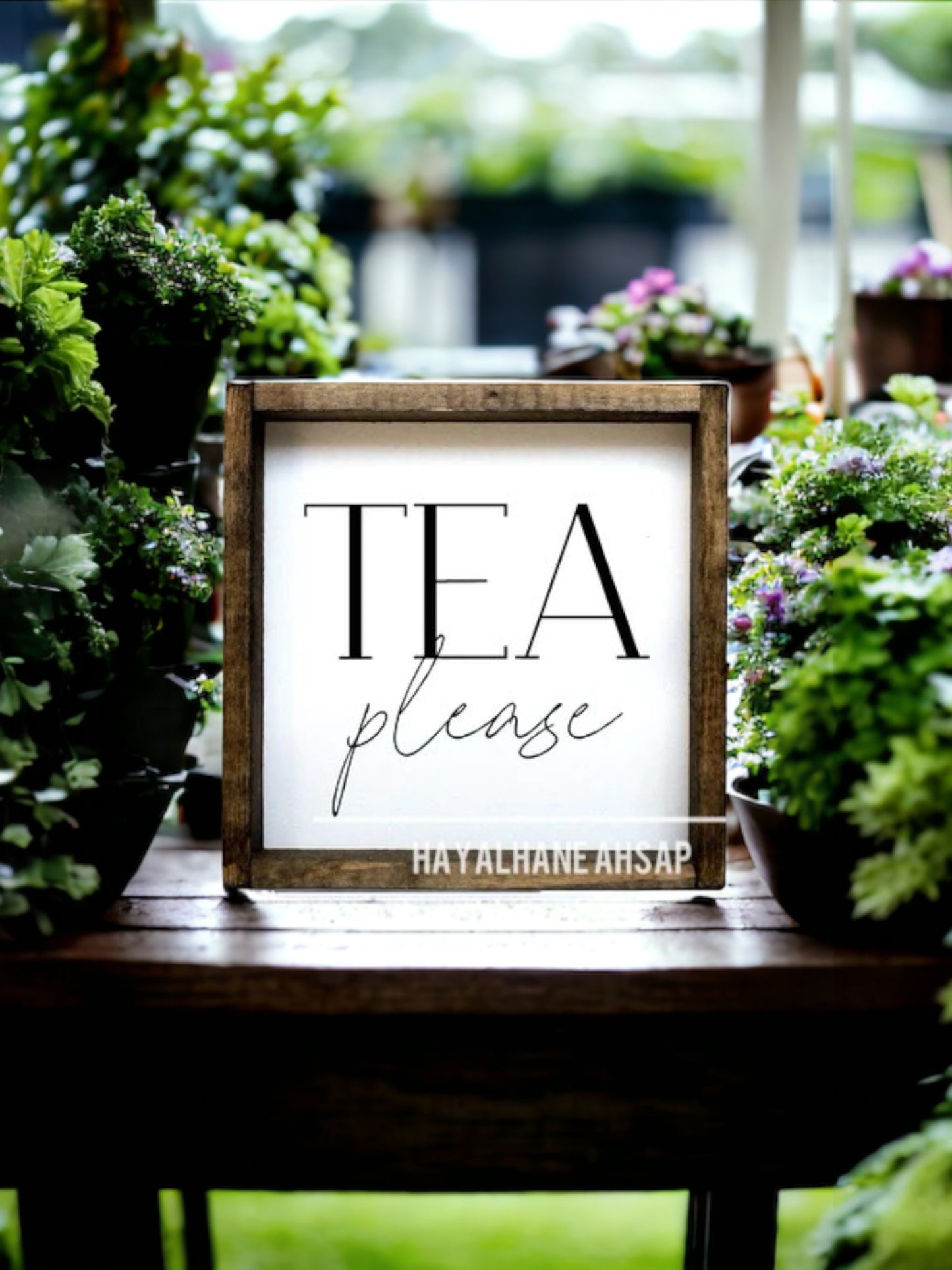 Tea Please Tablo / Kahve Köşesi Tablo / Tea Tablo / Mutfak Tablo