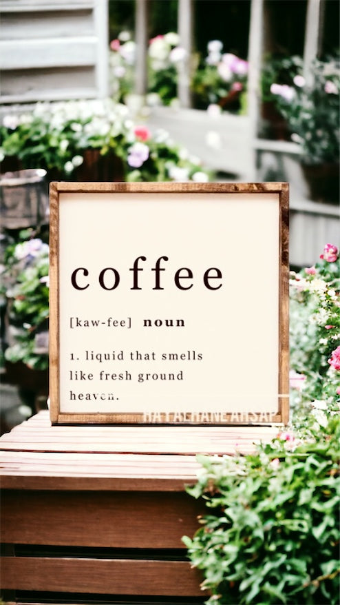 Kahve Tablo / Kahve Köşesi Tablo / Coffee Tablo / Mutfak Tablo