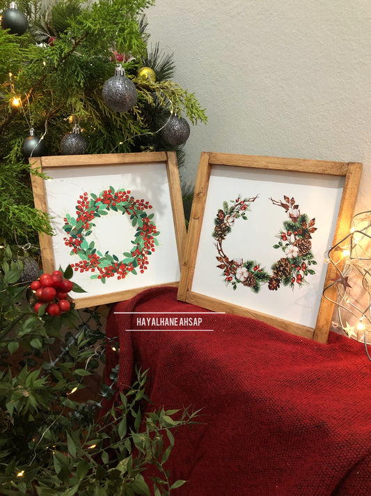 Çelenk Tablo Seti / İkili