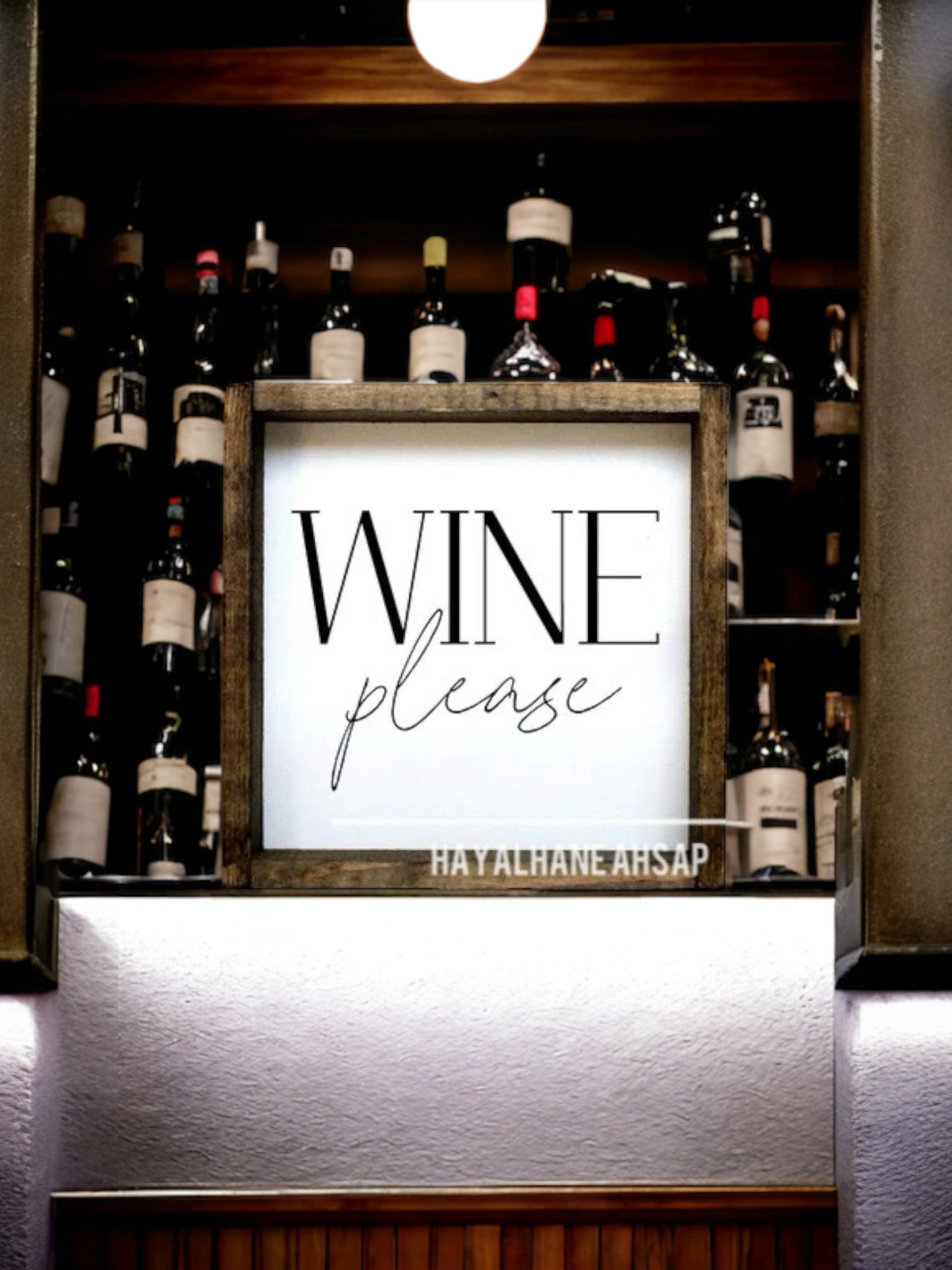 Wine Please Tablo / Kahve Köşesi Tablo / Wine Tablo / Mutfak Tablo
