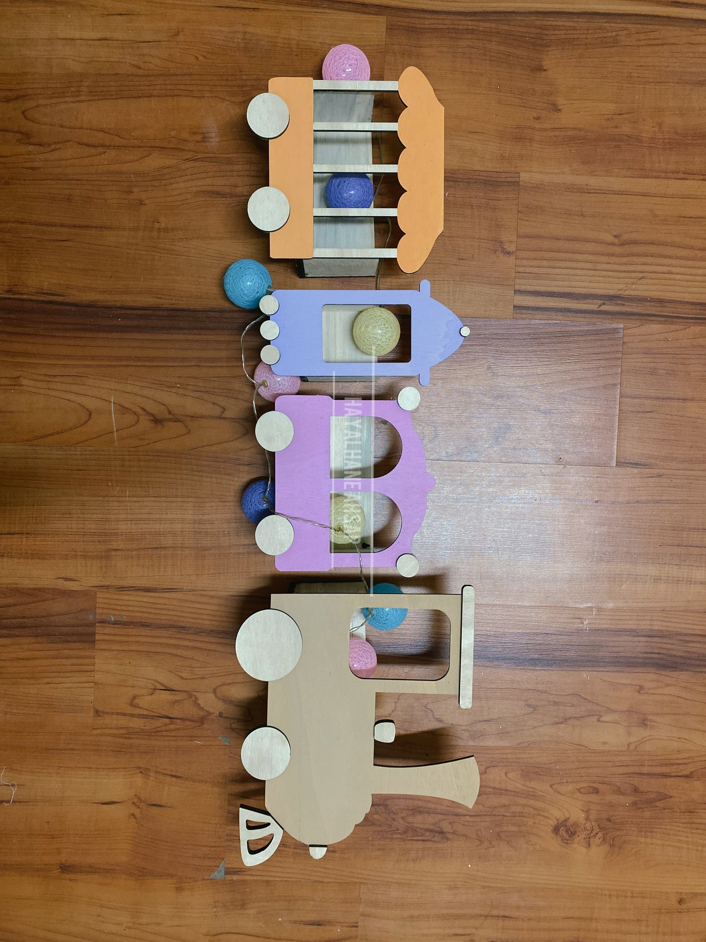 Tren Kitaplık / Ahşap Tren Kitaplık Raf