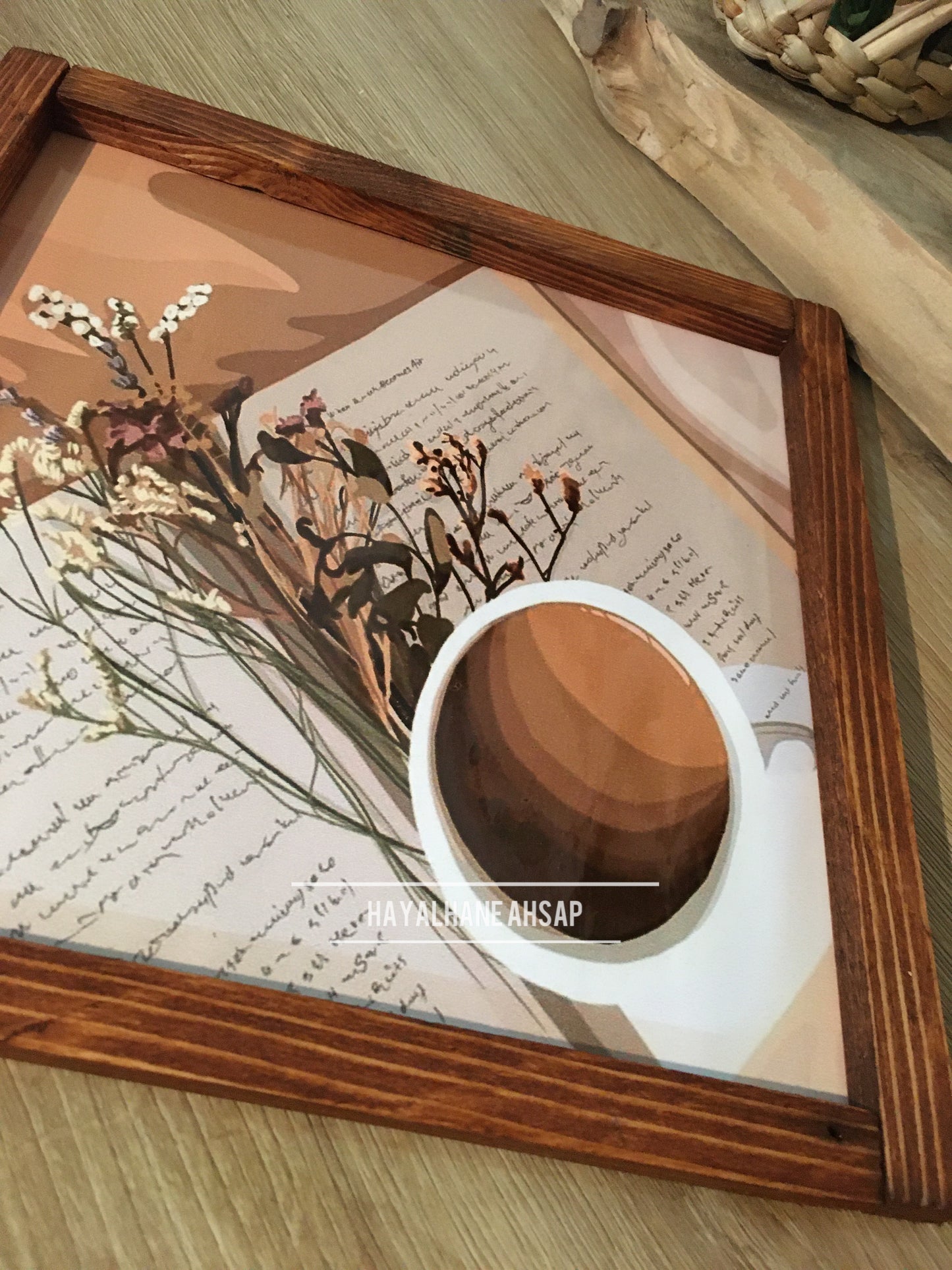 Kahve Temalı Tablo / Kahve Köşesi Tablo