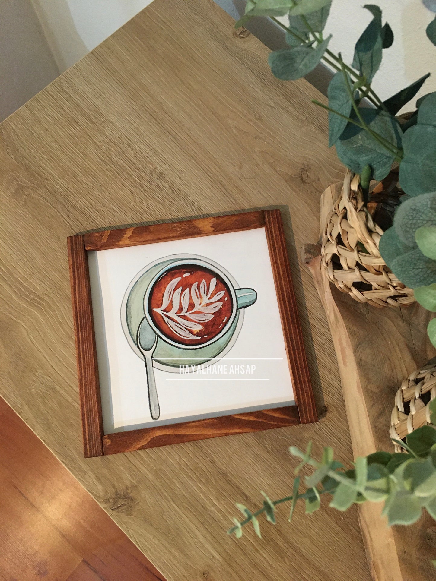 Kahve Temalı Tablo / Kahve Köşesi Tablo