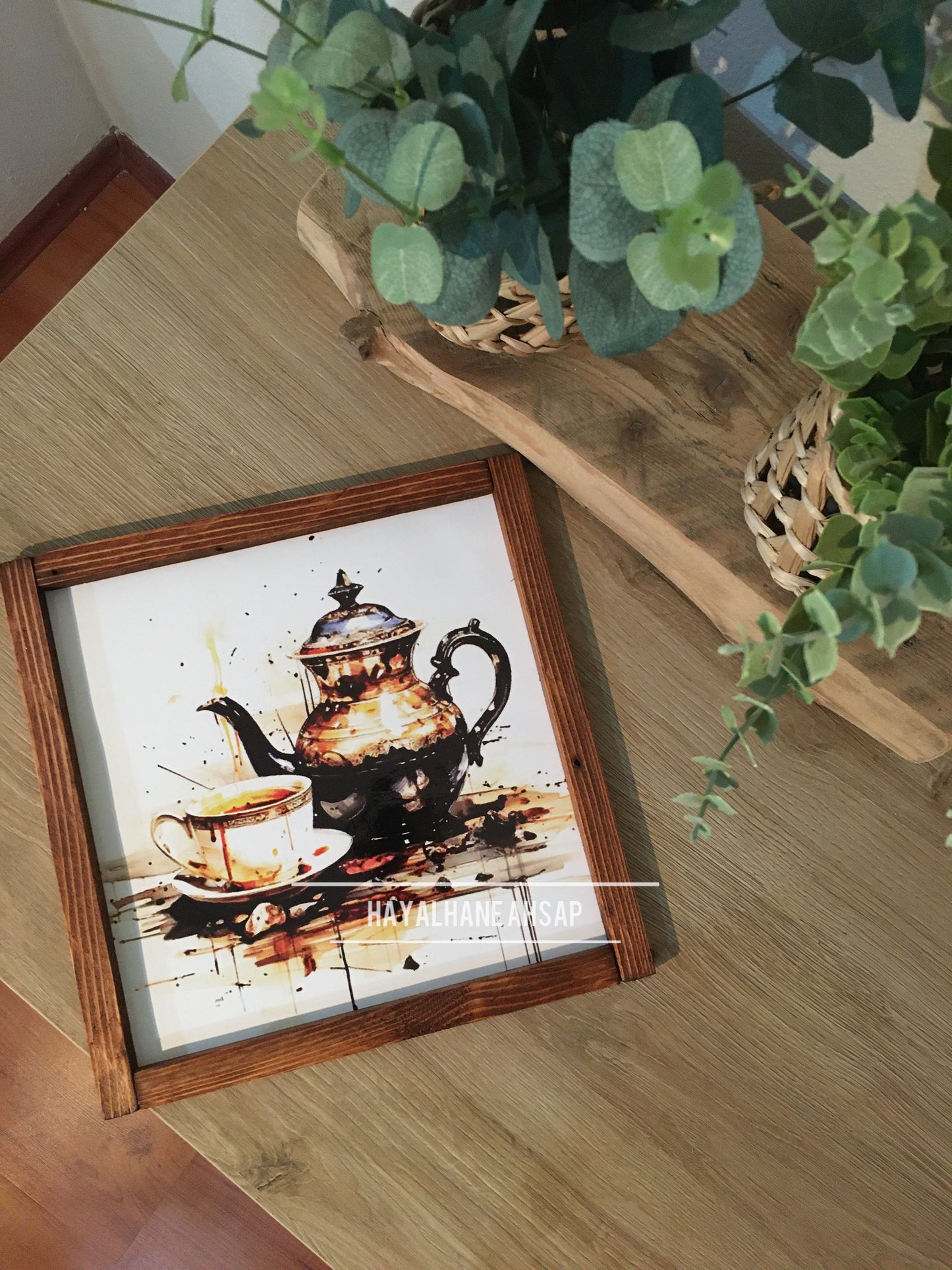 Kahve Temalı Tablo / Kahve Köşesi Tablo