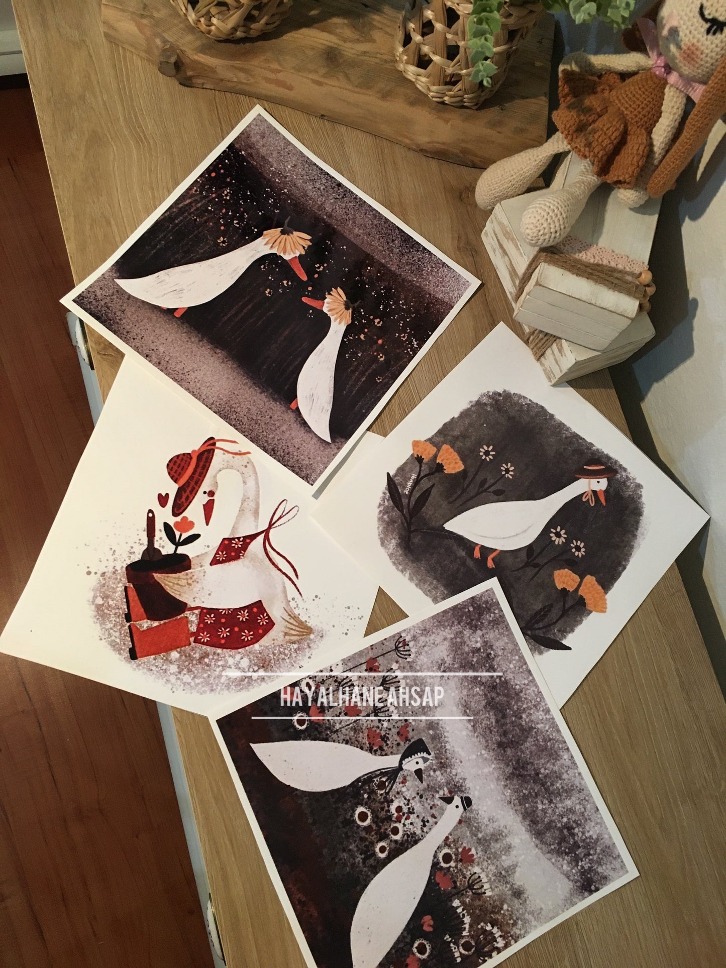 Sevimli Ördek Çocuk Odası Tablosu