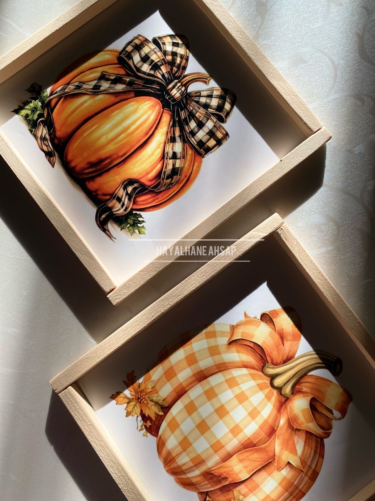 Sonbahar Kabak Tablo Seti