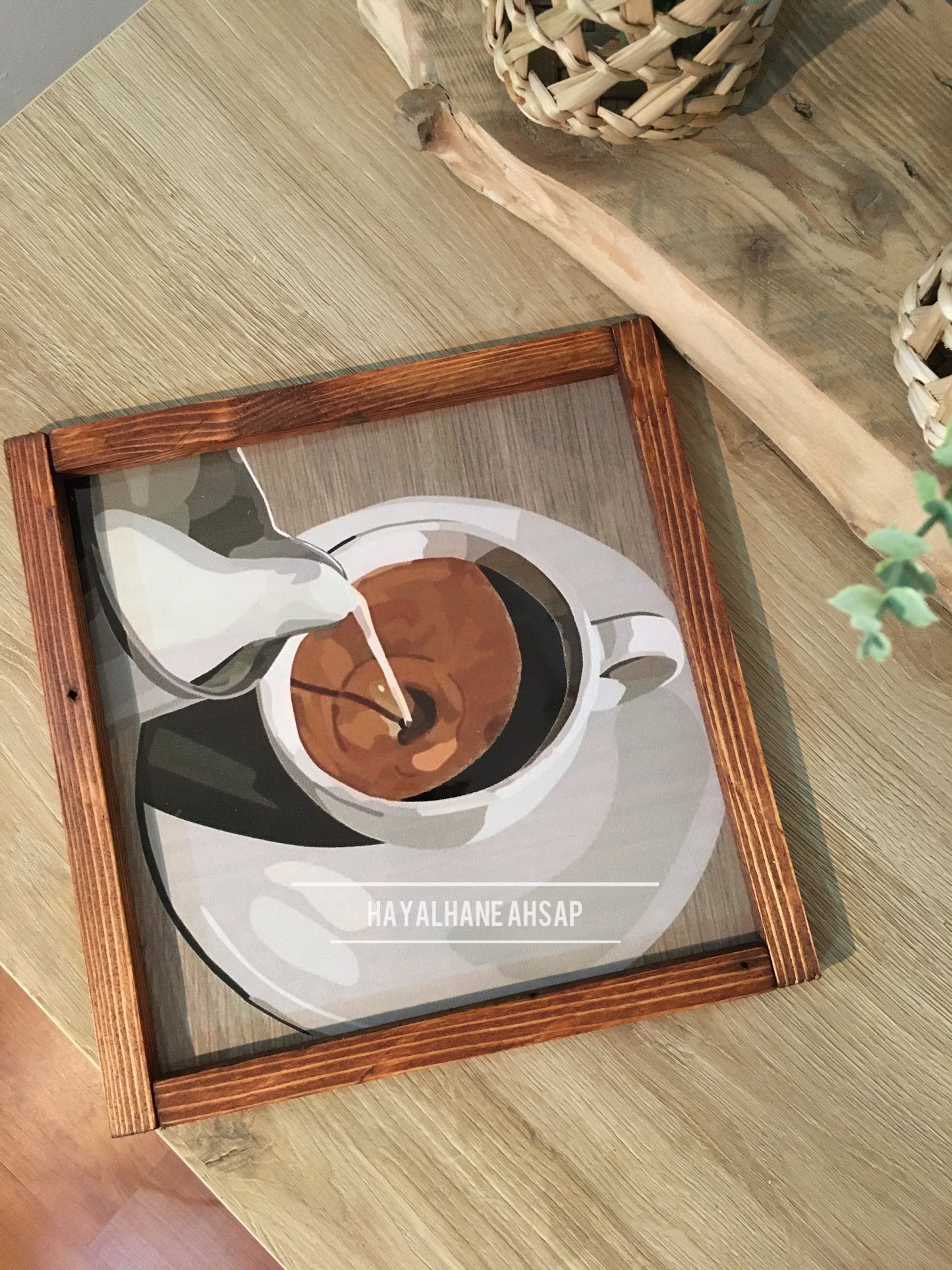 Kahve Temalı Tablo / Kahve Köşesi Tablo