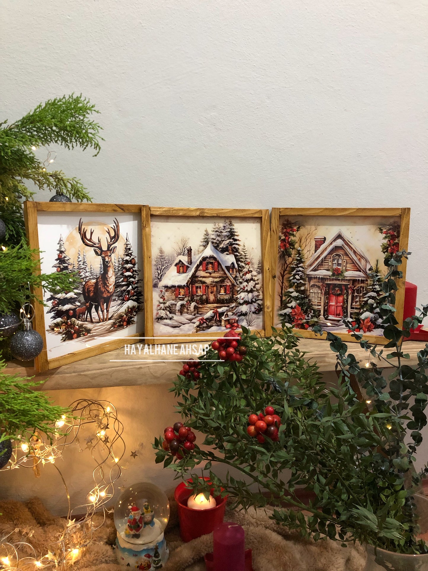 Kış Temalı Tablo Seti