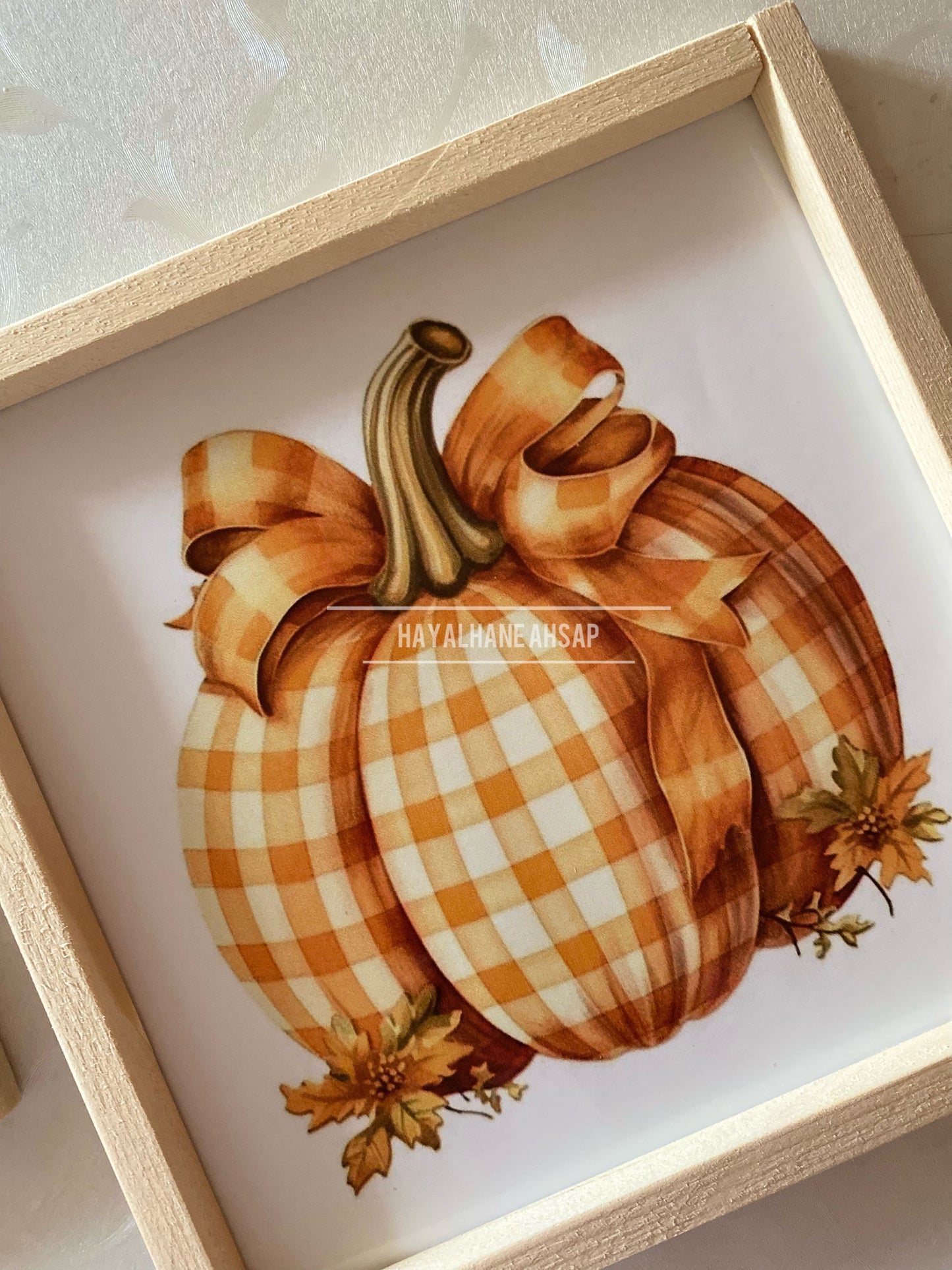 Sonbahar Kabak Tablo Seti