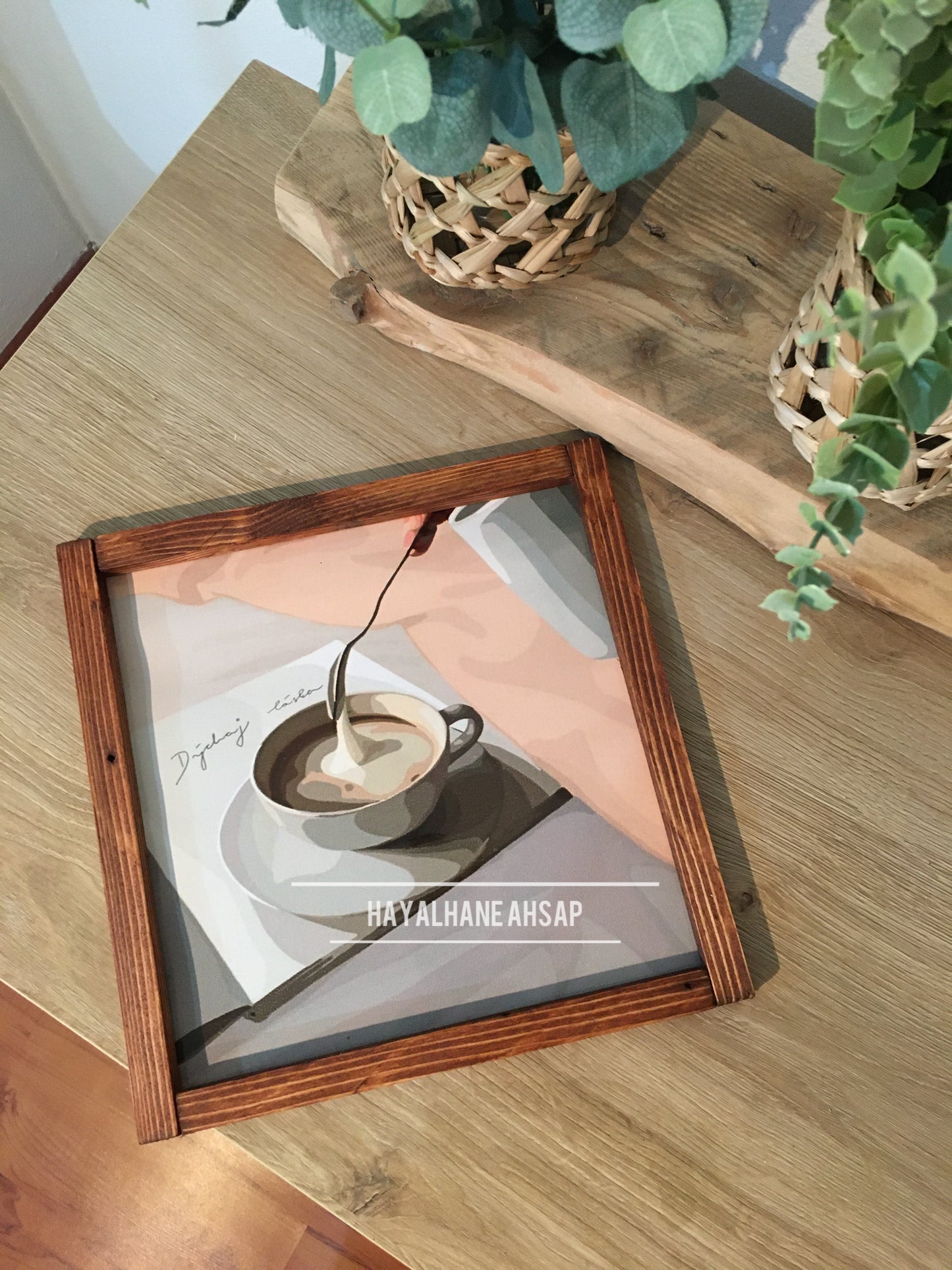 Kahve Temalı Tablo / Kahve Köşesi Tablo