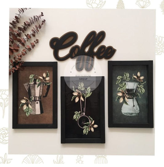 Kahve Köşesi Tablo Seti