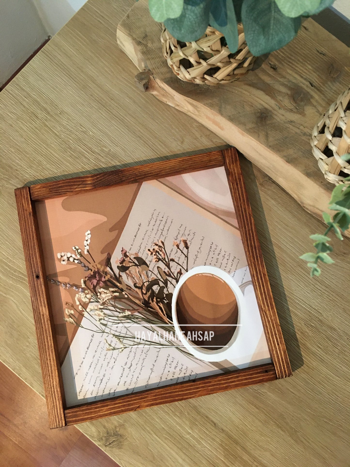 Kahve Temalı Tablo / Kahve Köşesi Tablo