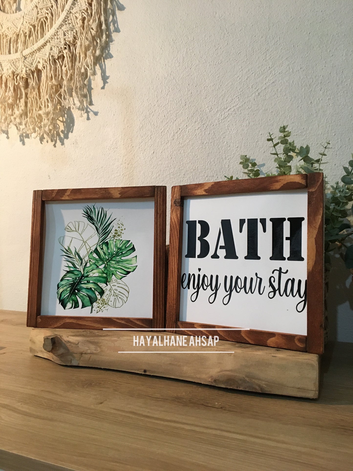 Banyo Dekor / Banyo Tablo Seti