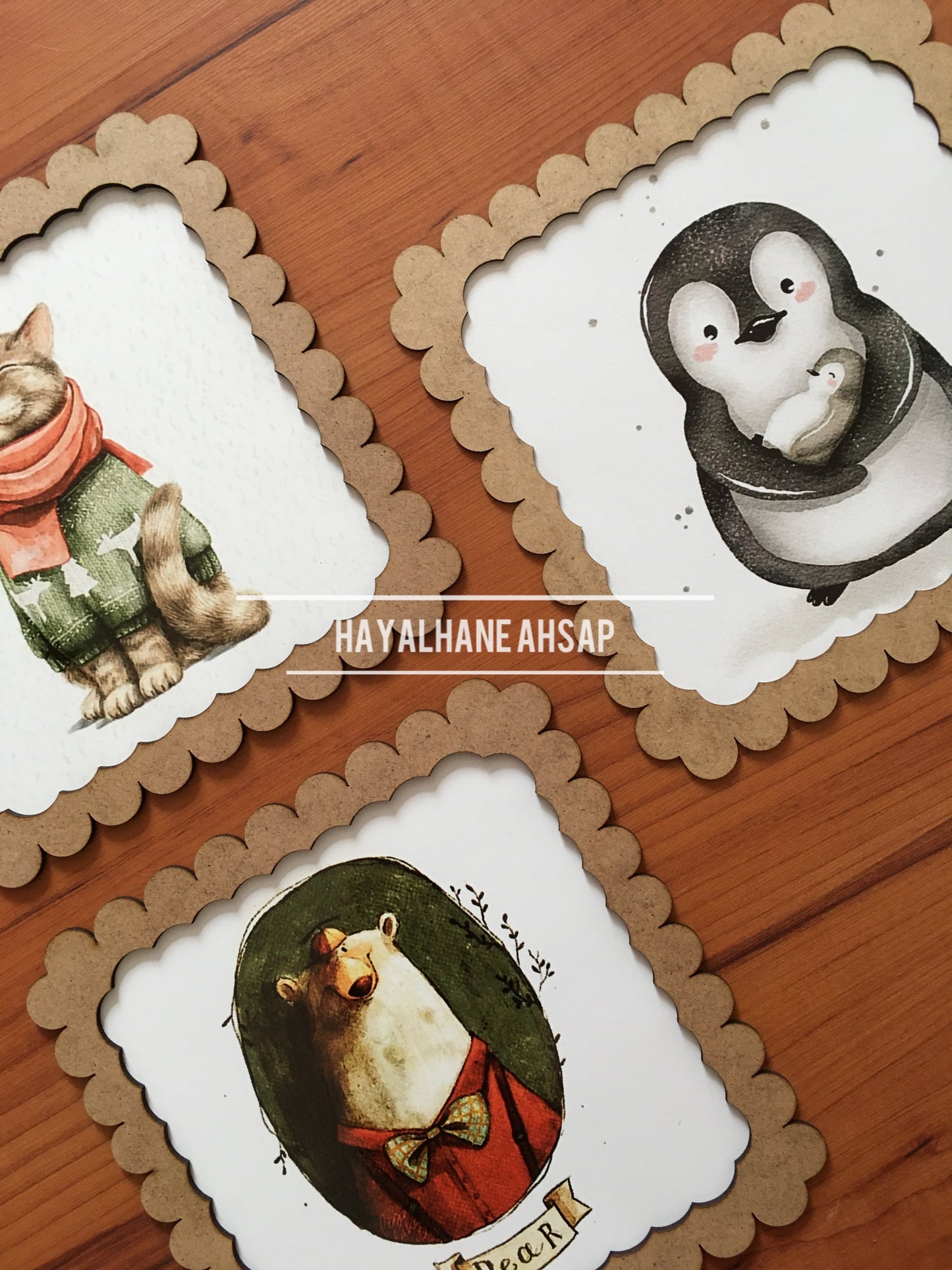 Çocuk Odası Dekoratif Sevimli Tablo Seti