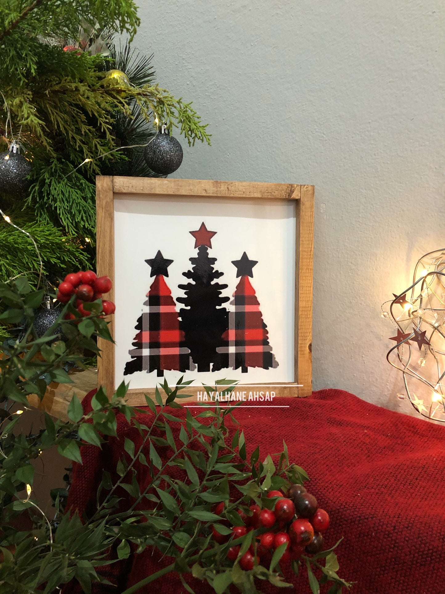 Çam Ağaçlı Tablo