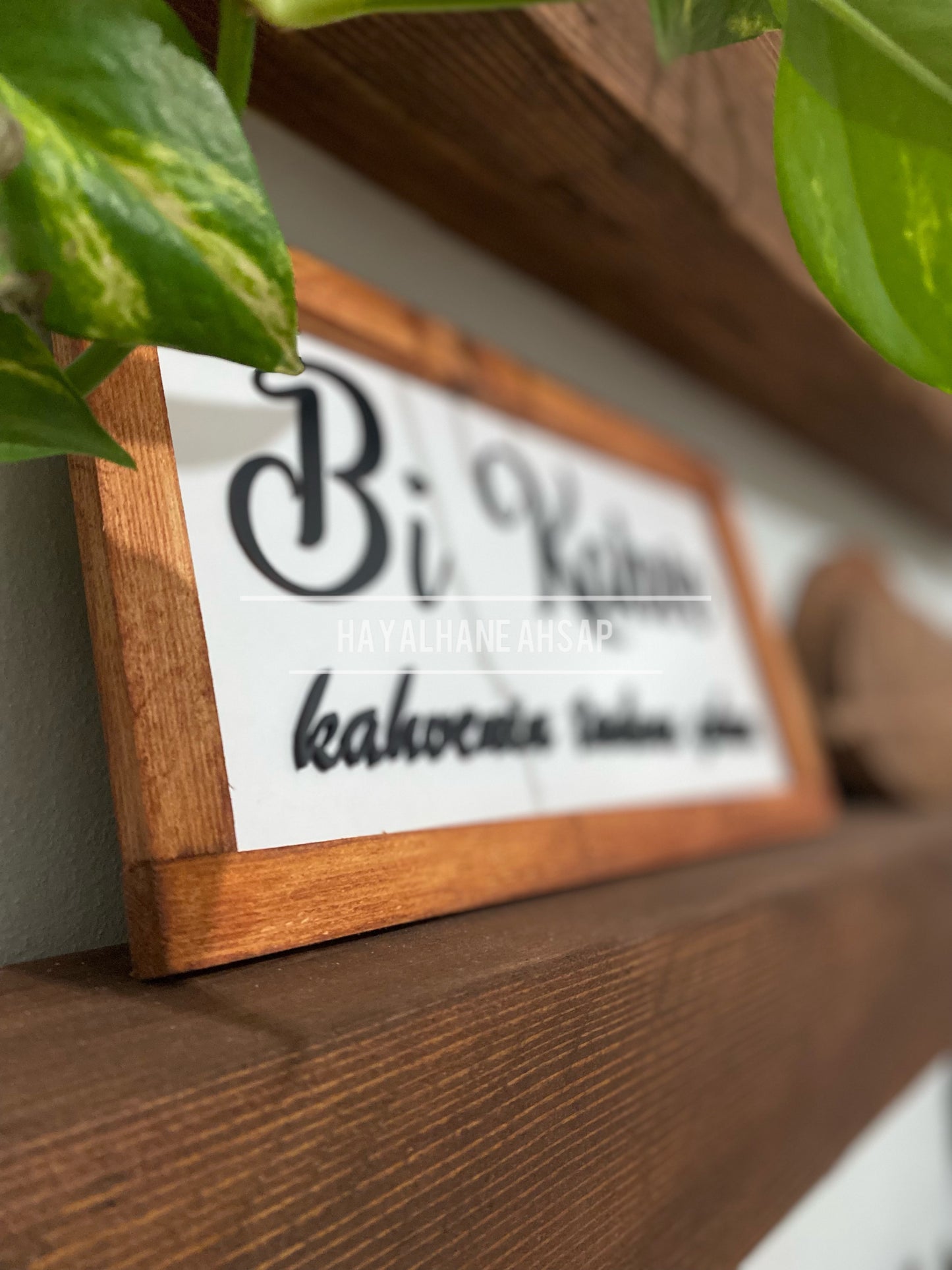 Kahve Köşesi Bi Kahve Tablo / Kahve Köşesi Tablo