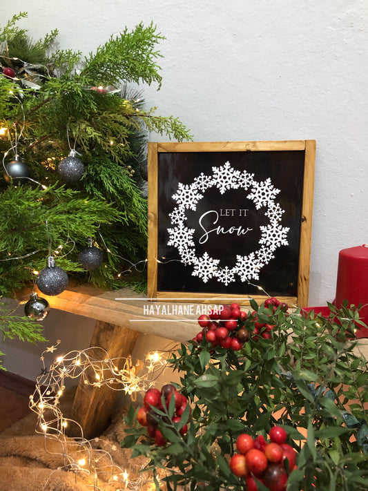 Let it Snow Tablo