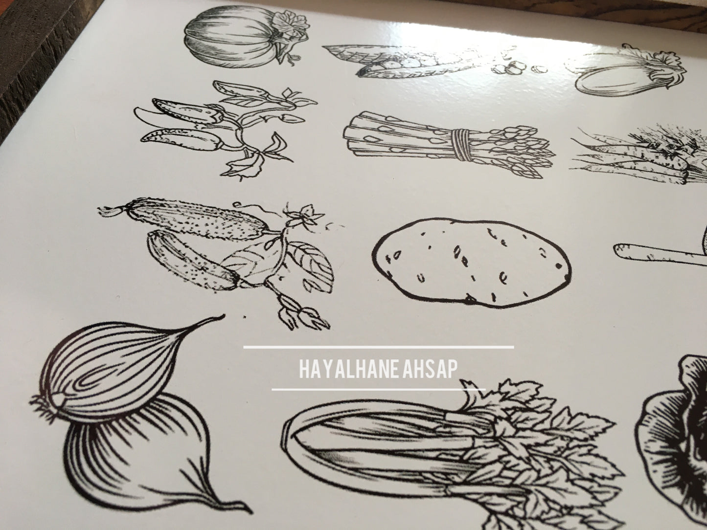 Vintage Botanik Mutfak Tablosu