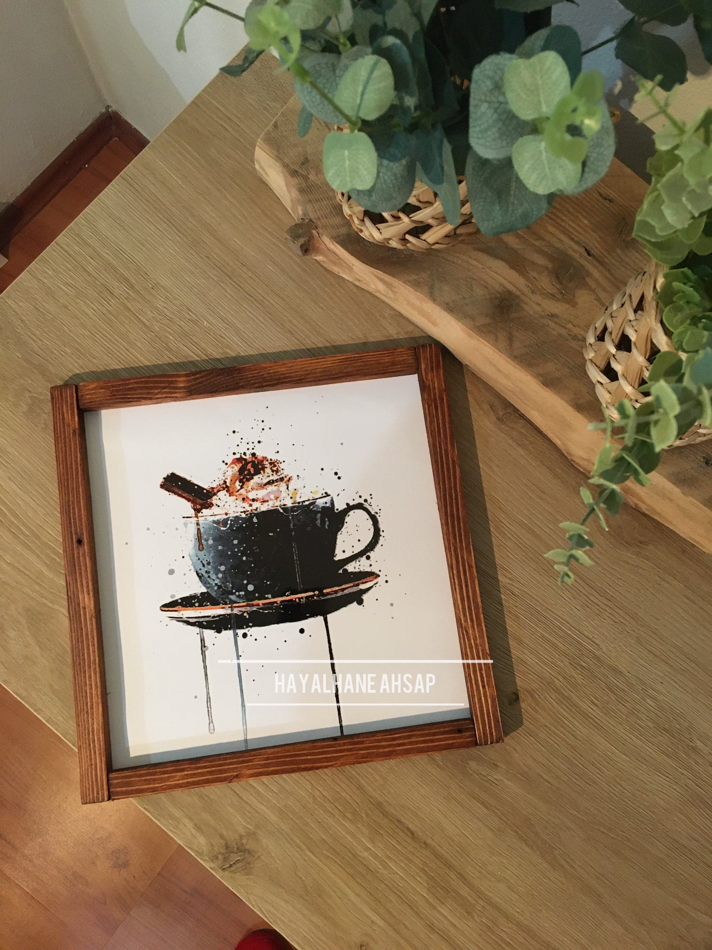 Kahve Temalı Tablo / Kahve Köşesi Tablo