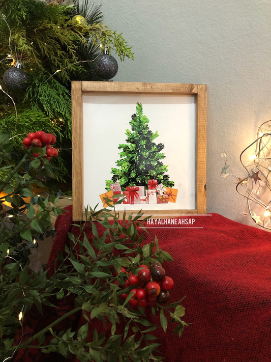 Çam Ağaçlı Tablo