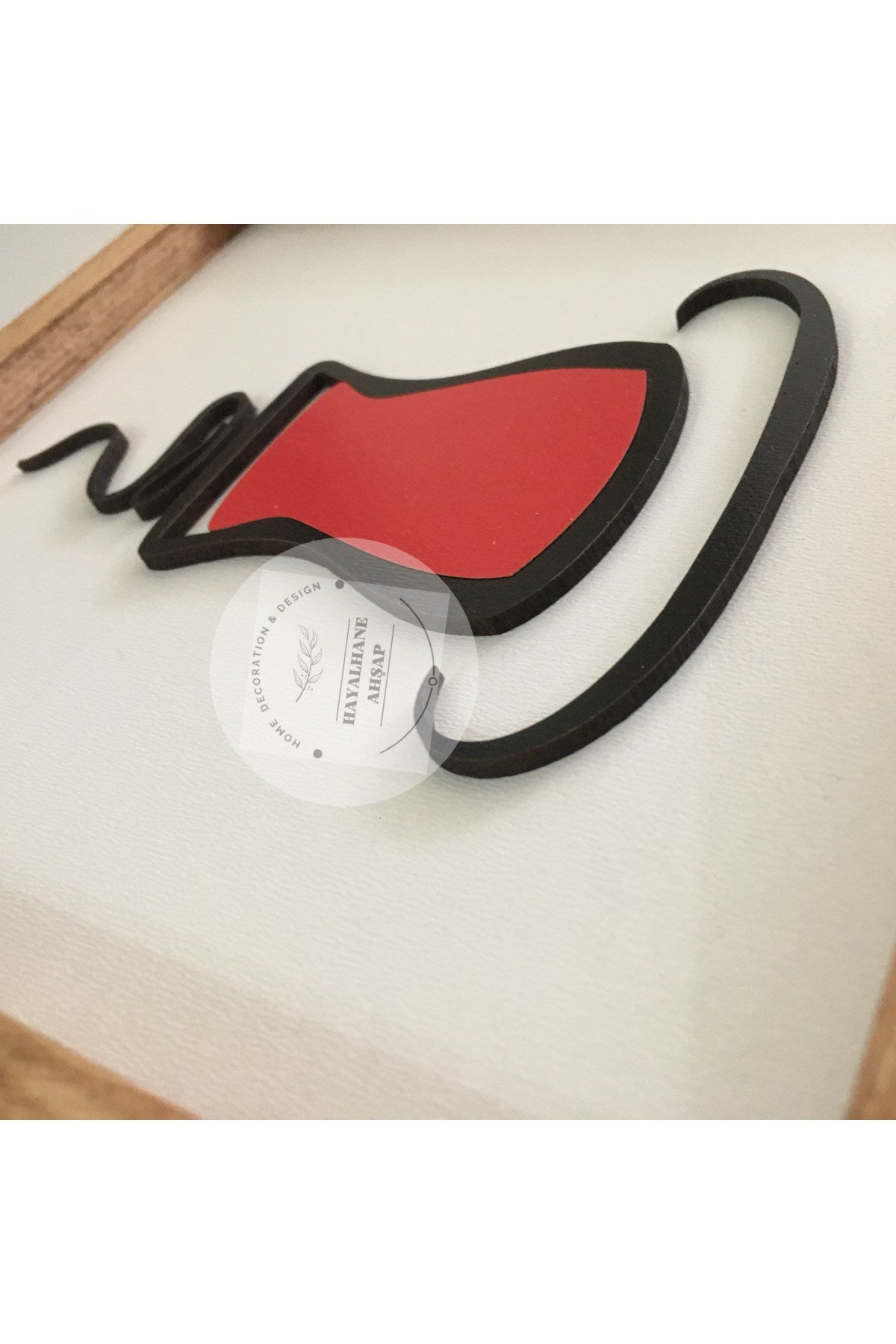 Çay ve Kahve Temalı Kahve Köşesi 3D Ahşap Tablolar