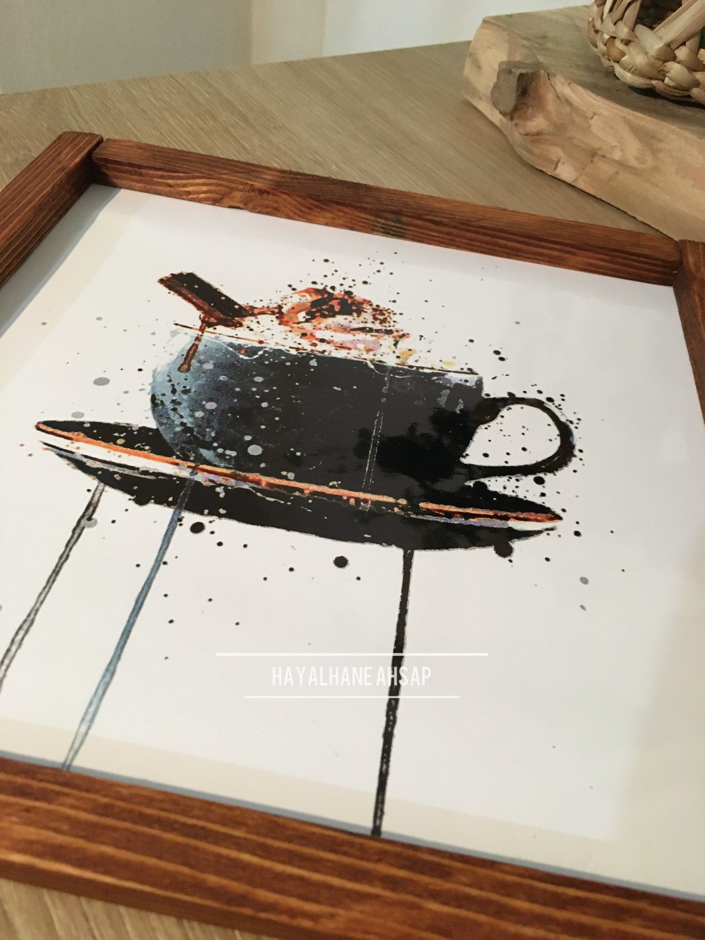 Kahve Temalı Tablo / Kahve Köşesi Tablo