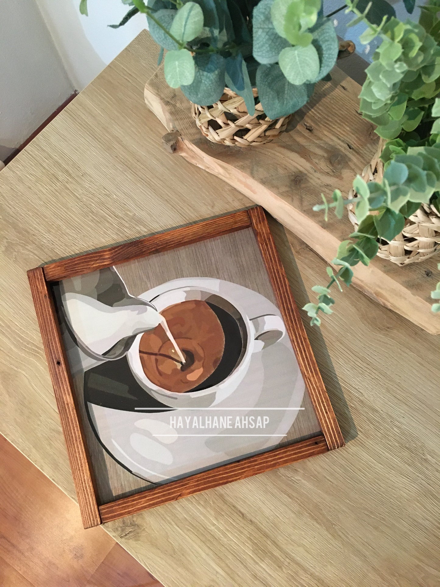 Kahve Temalı Tablo / Kahve Köşesi Tablo