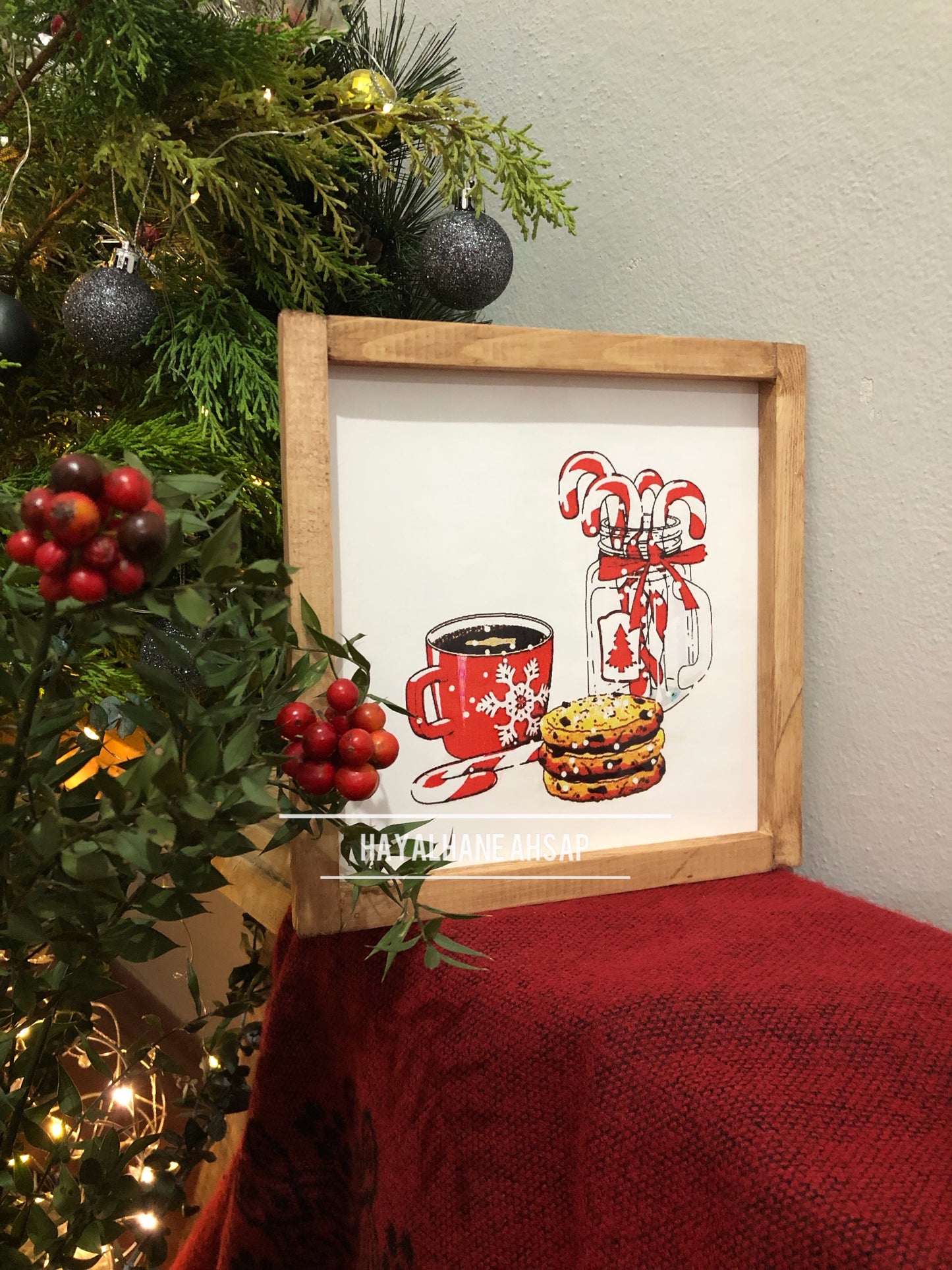 Kırmızı Fincanlı Tablo